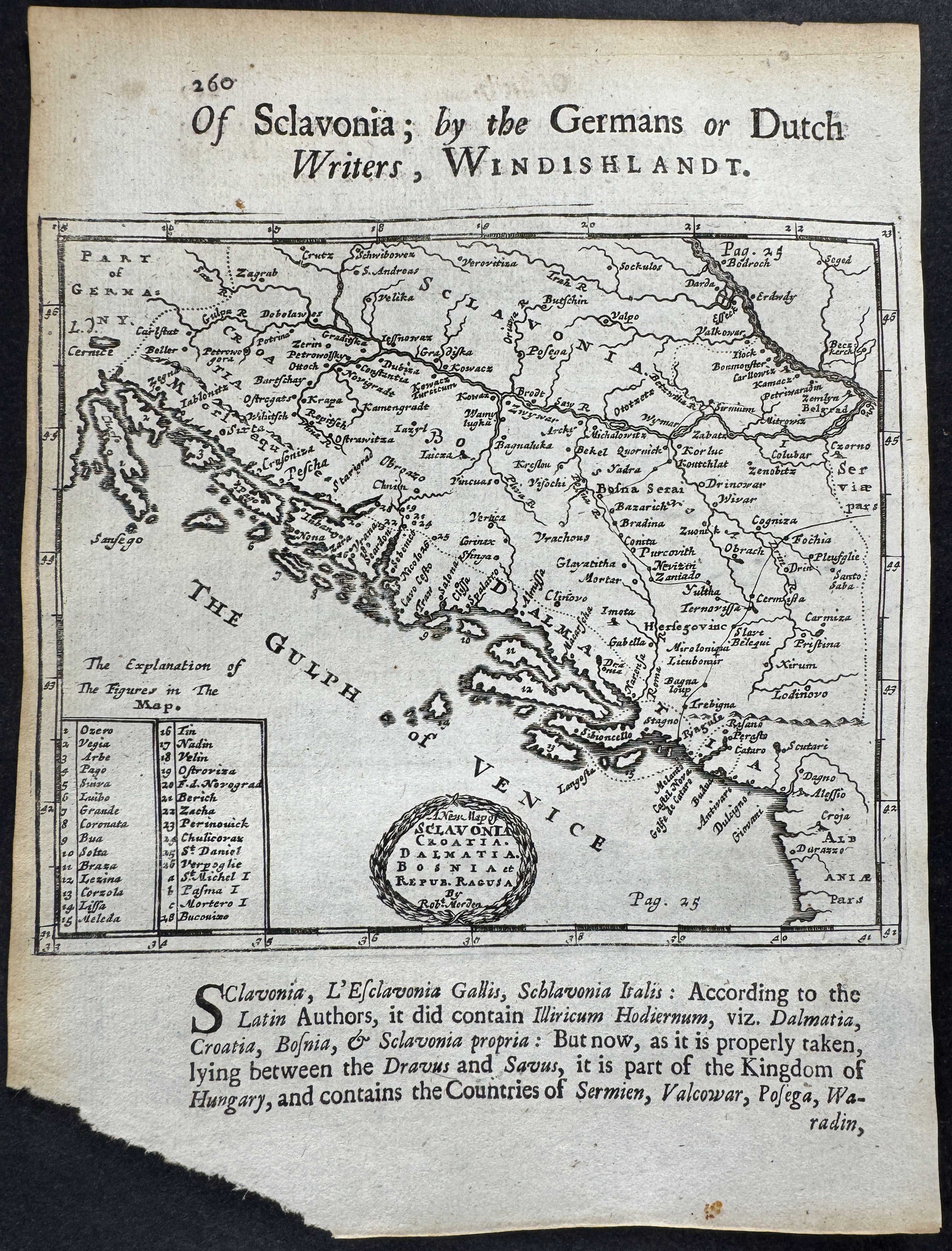 Map of Sclavonia (by the Germans or Dutch Writers, Windishlandt)