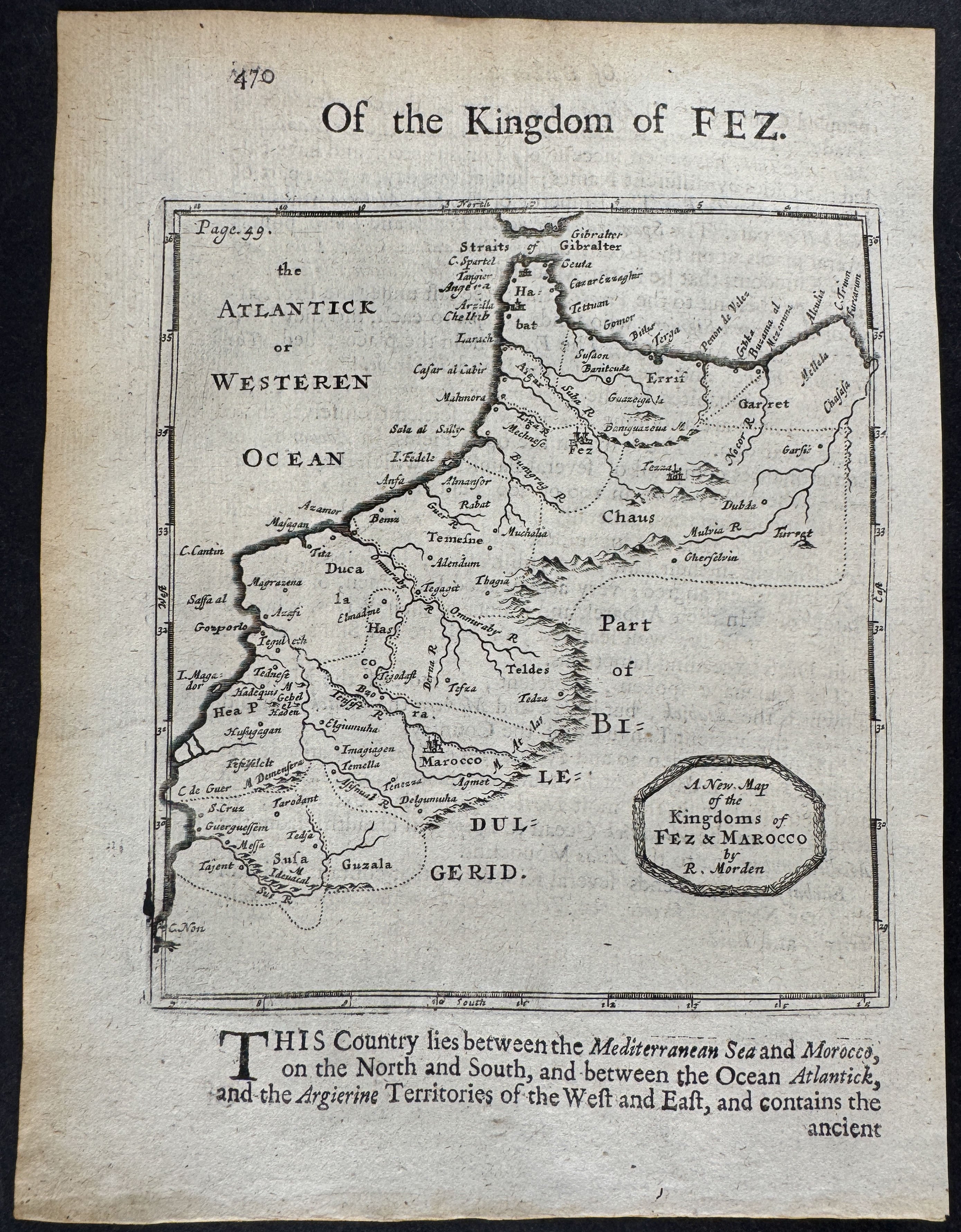 Map of Kingdom of Fez