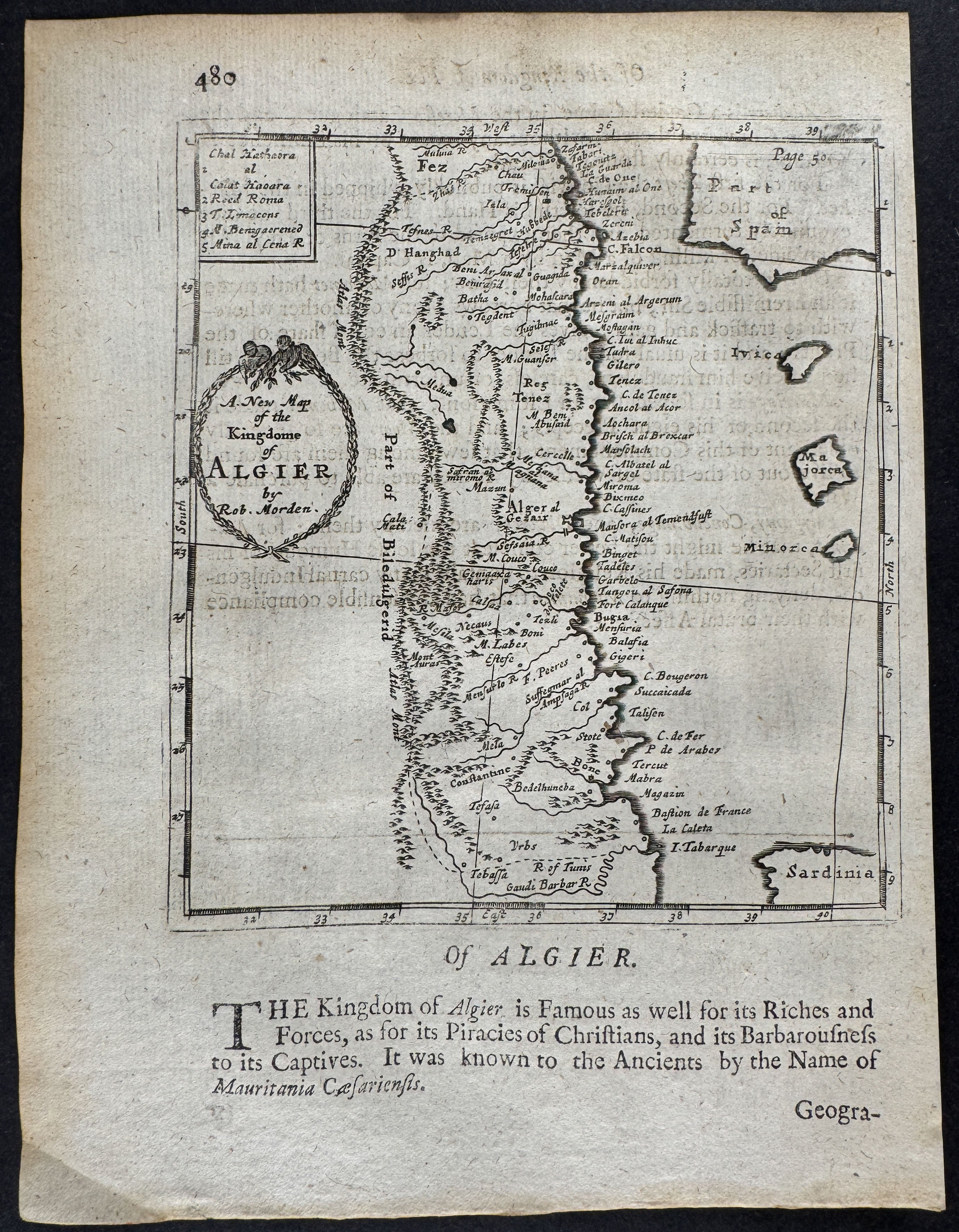 Map of Kingdoms of Algier