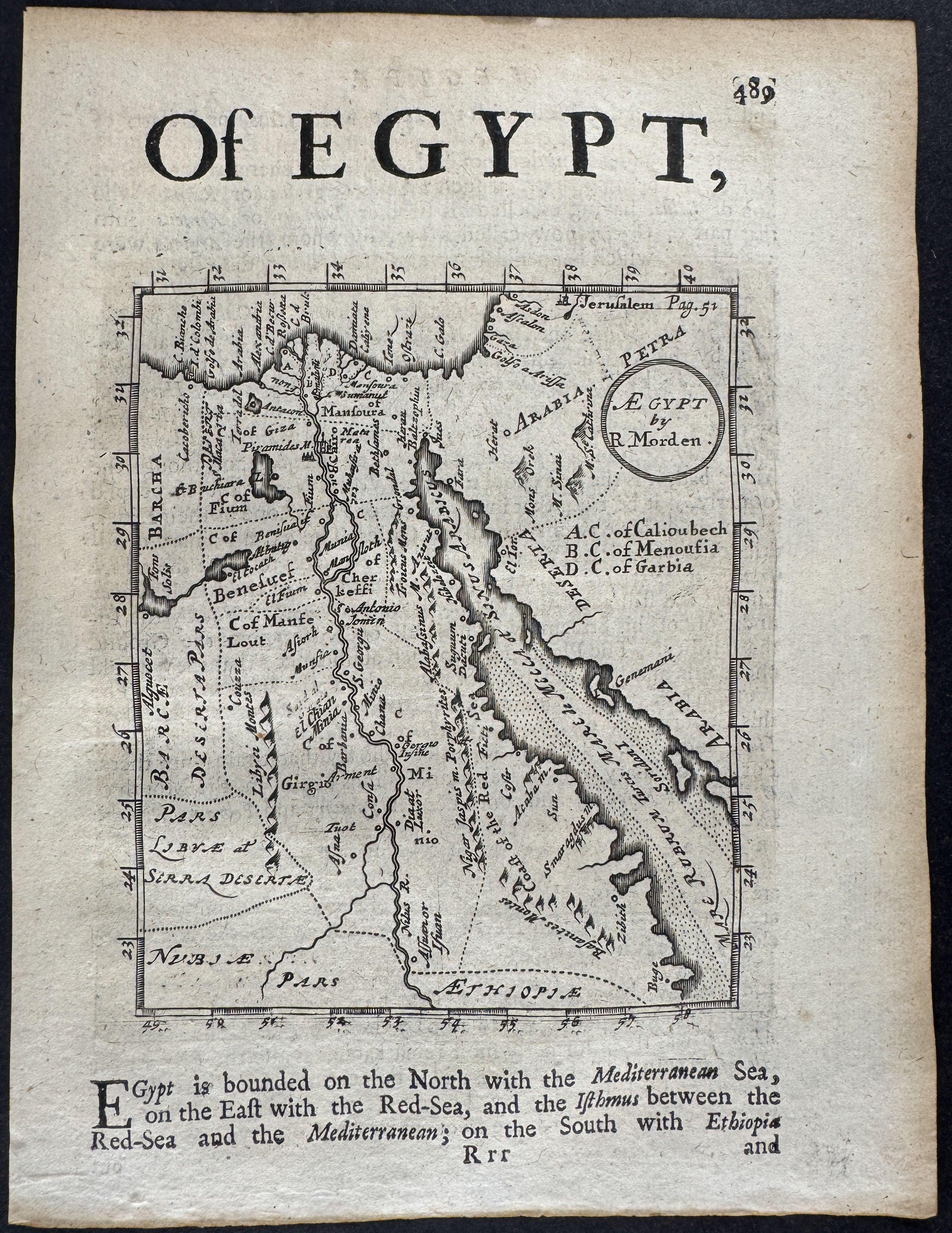 Map of Egypt