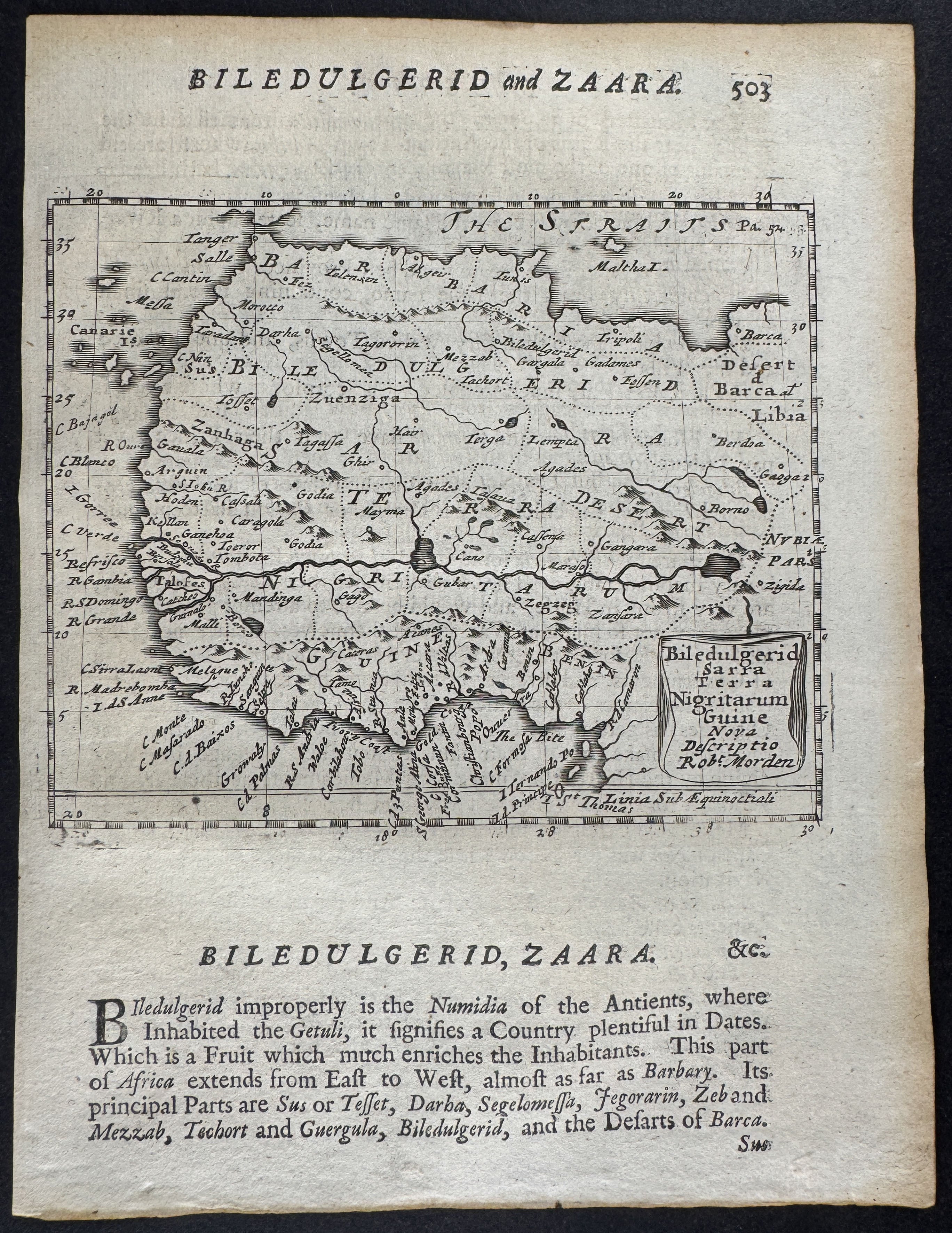 Map of West Africa (Guinea)
