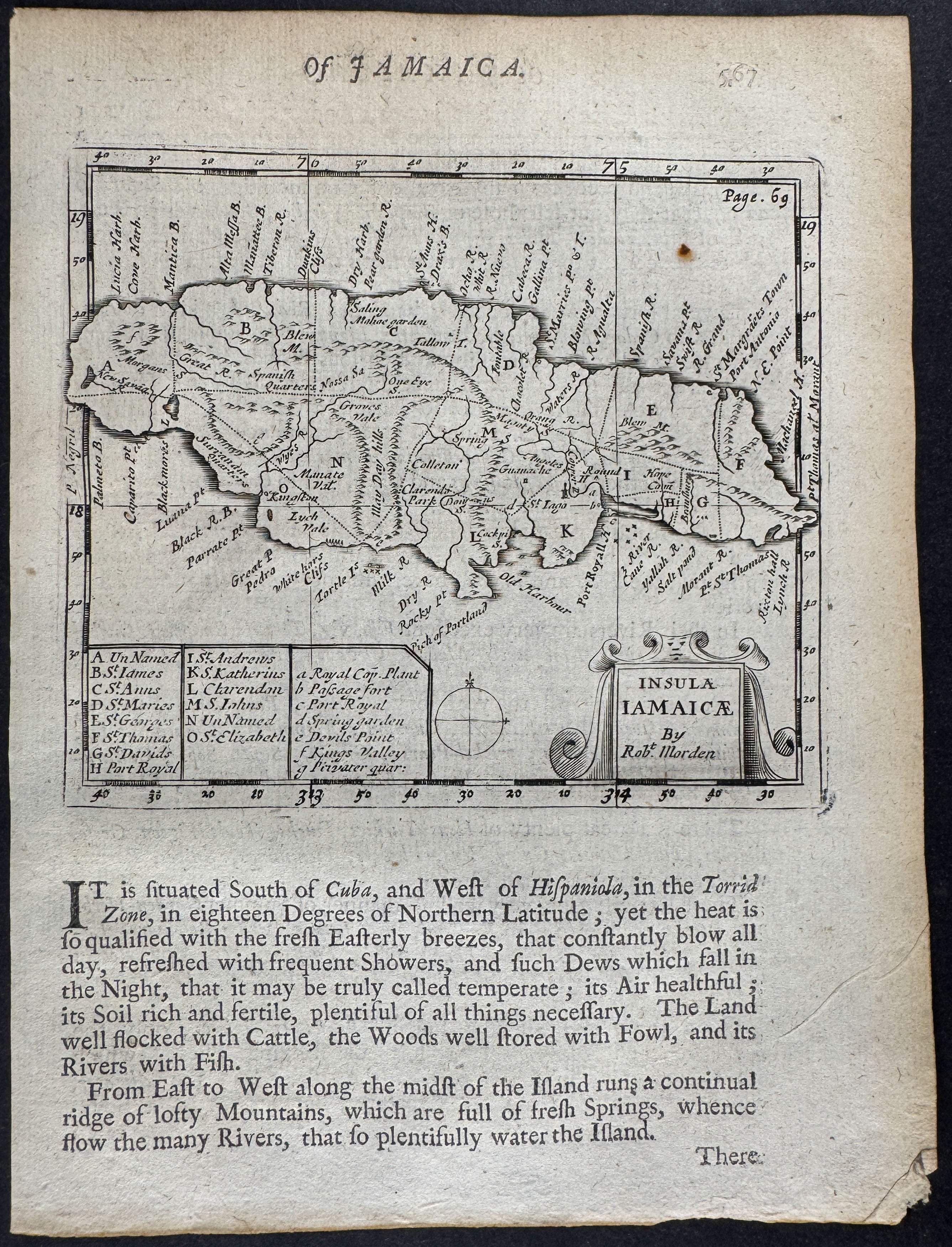 Map of Jamaica