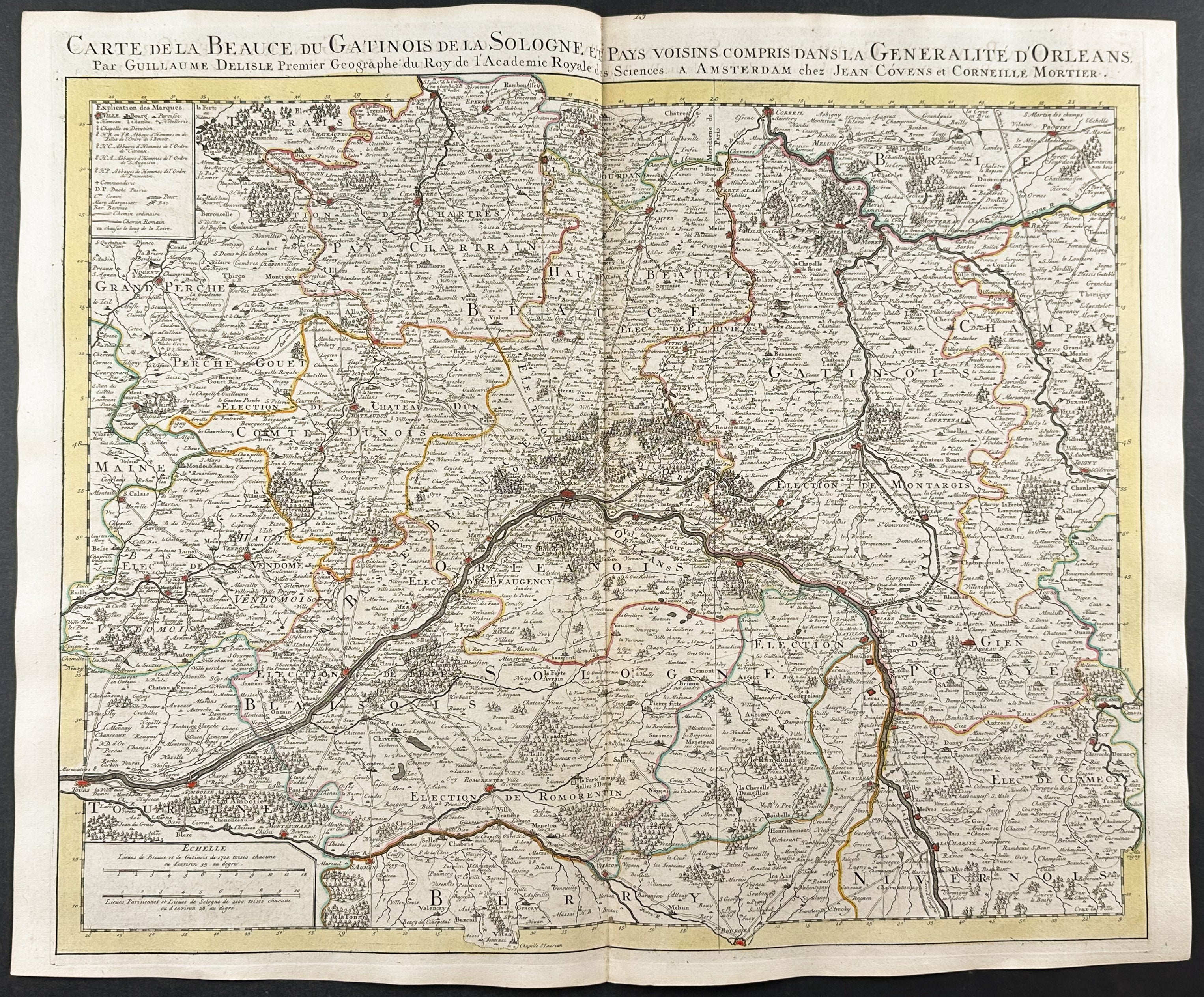 Regional Map of France (Orleans)
