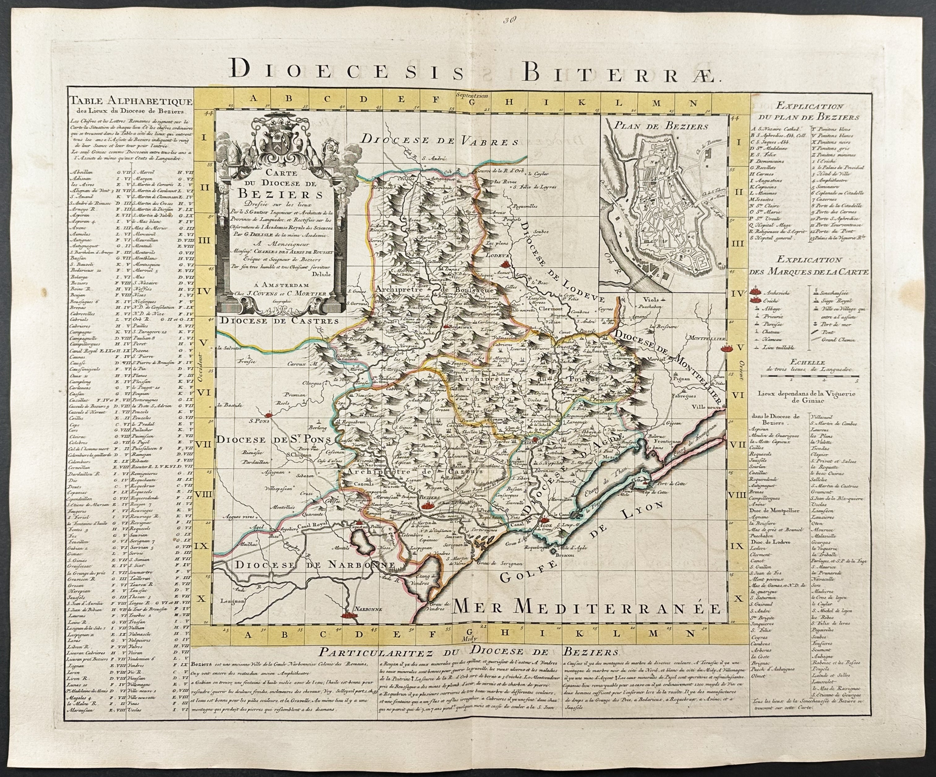 Regional Map of France (Diocese of Biterrae)
