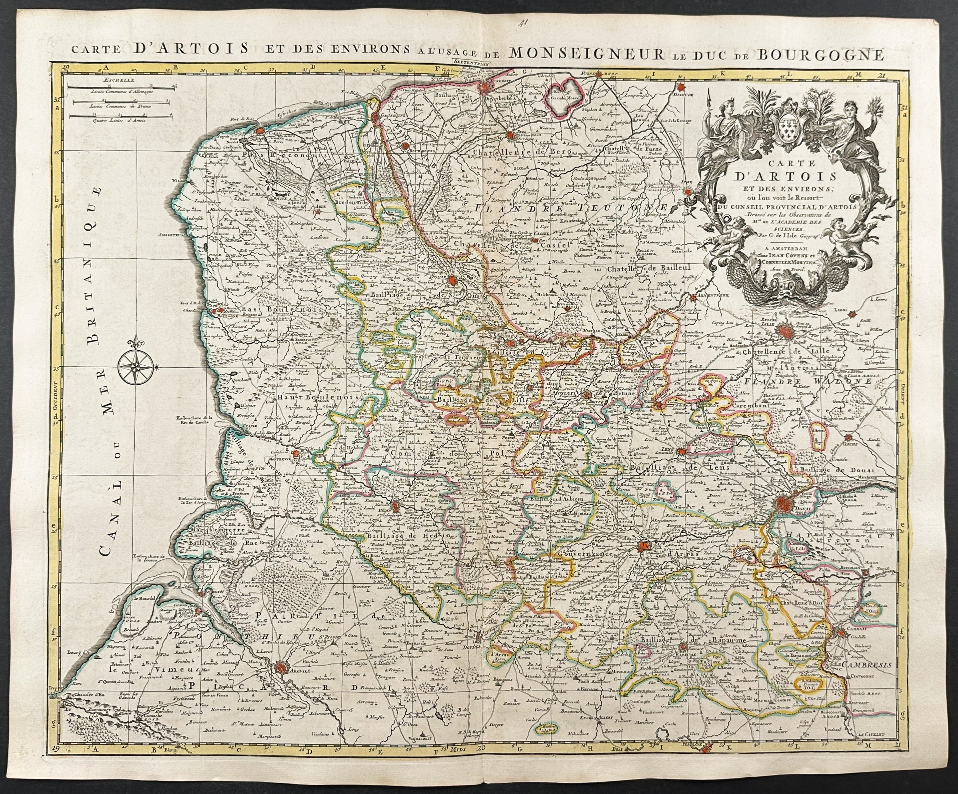 Regional Map of Belgium (Artois)