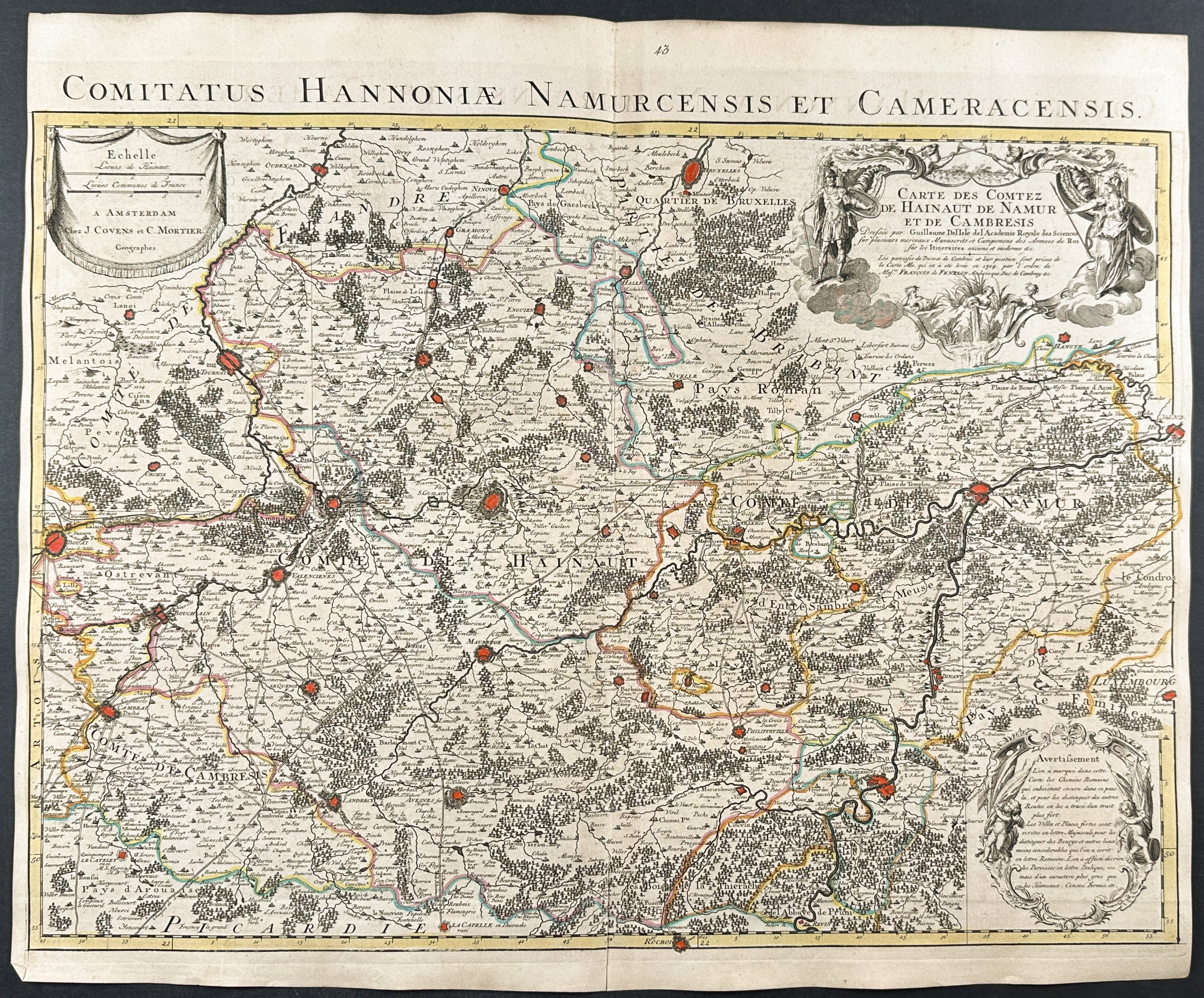 Regional Map of Belgium (Hainaut)