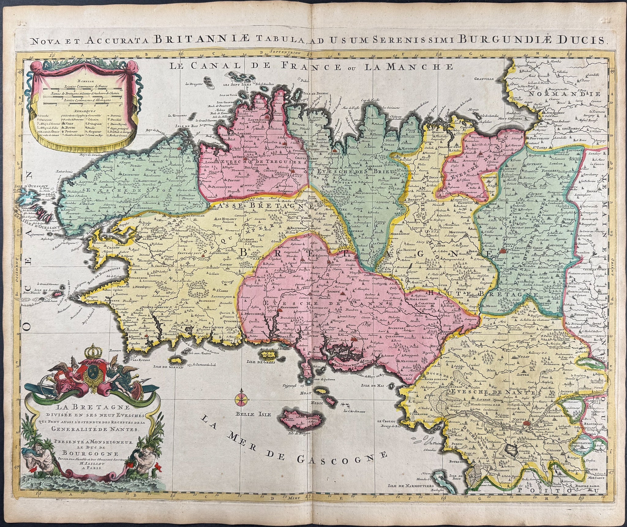 Map of France: Brittany