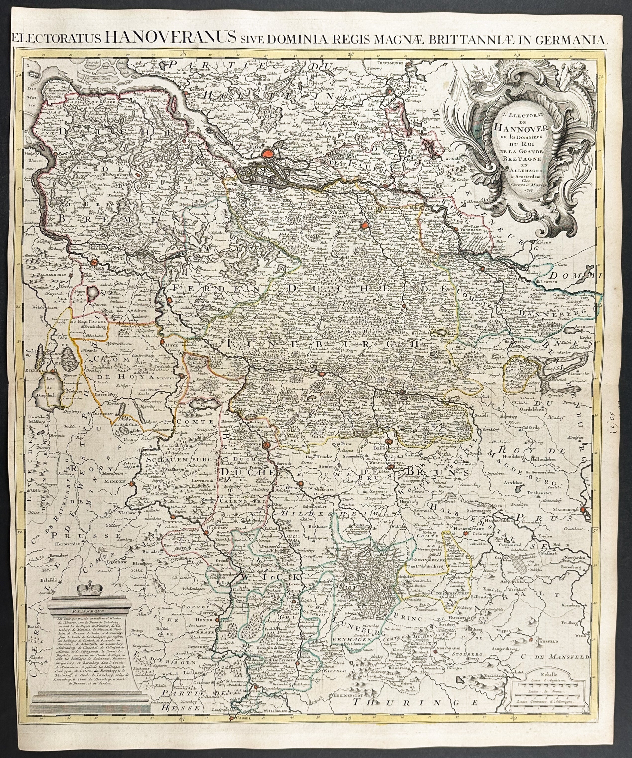 Regional Map of Germany (Hanover)
