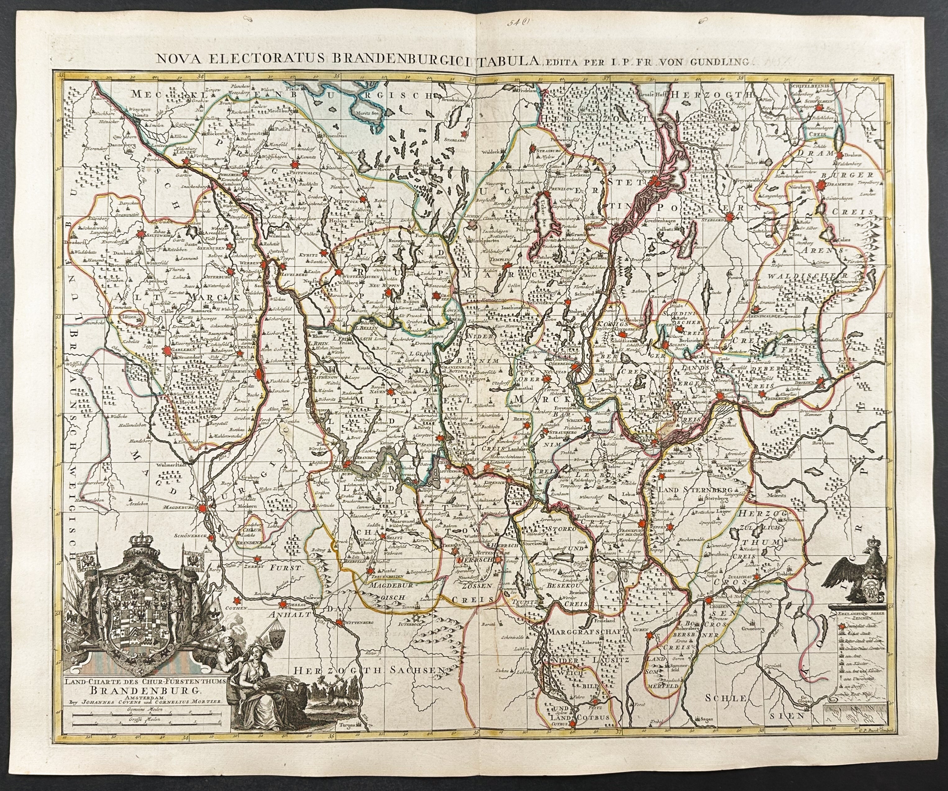 Regional Map of Germany (Brandenburg)