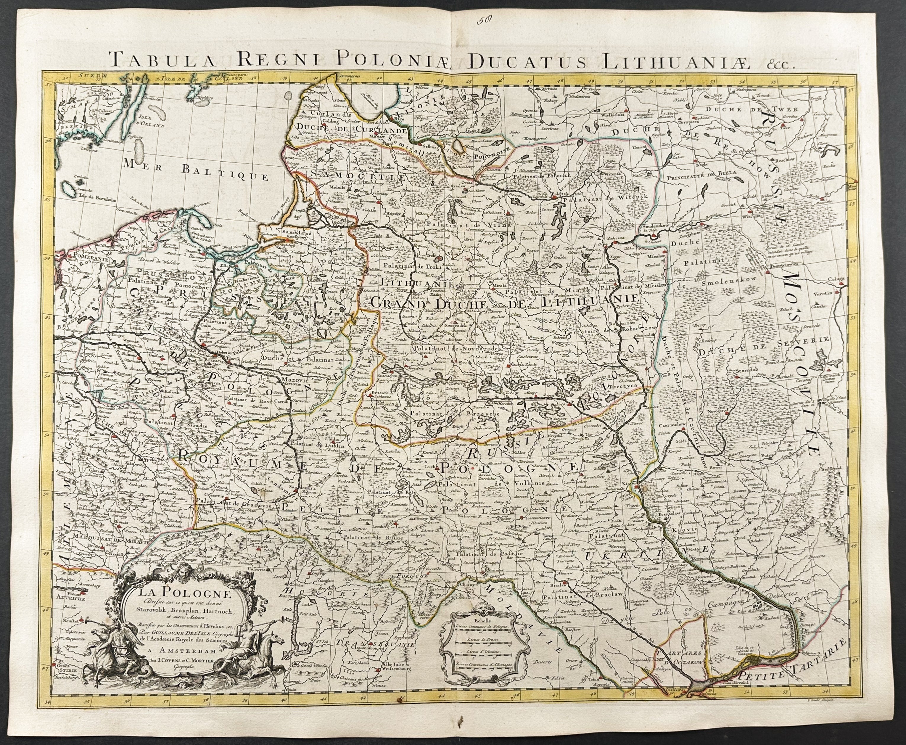 Map of Poland & Lithuania