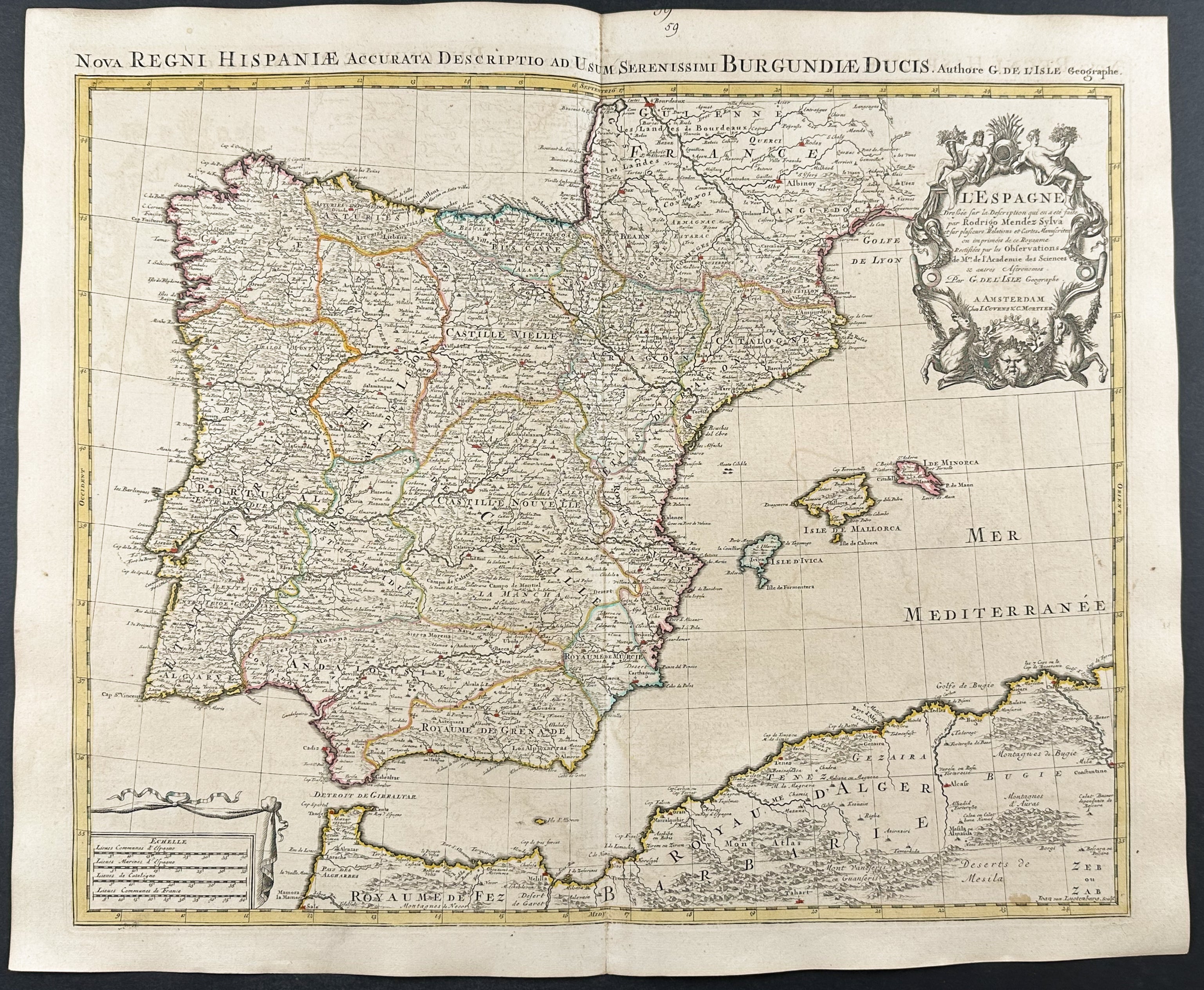 Map of Spain (Iberian Peninsula)