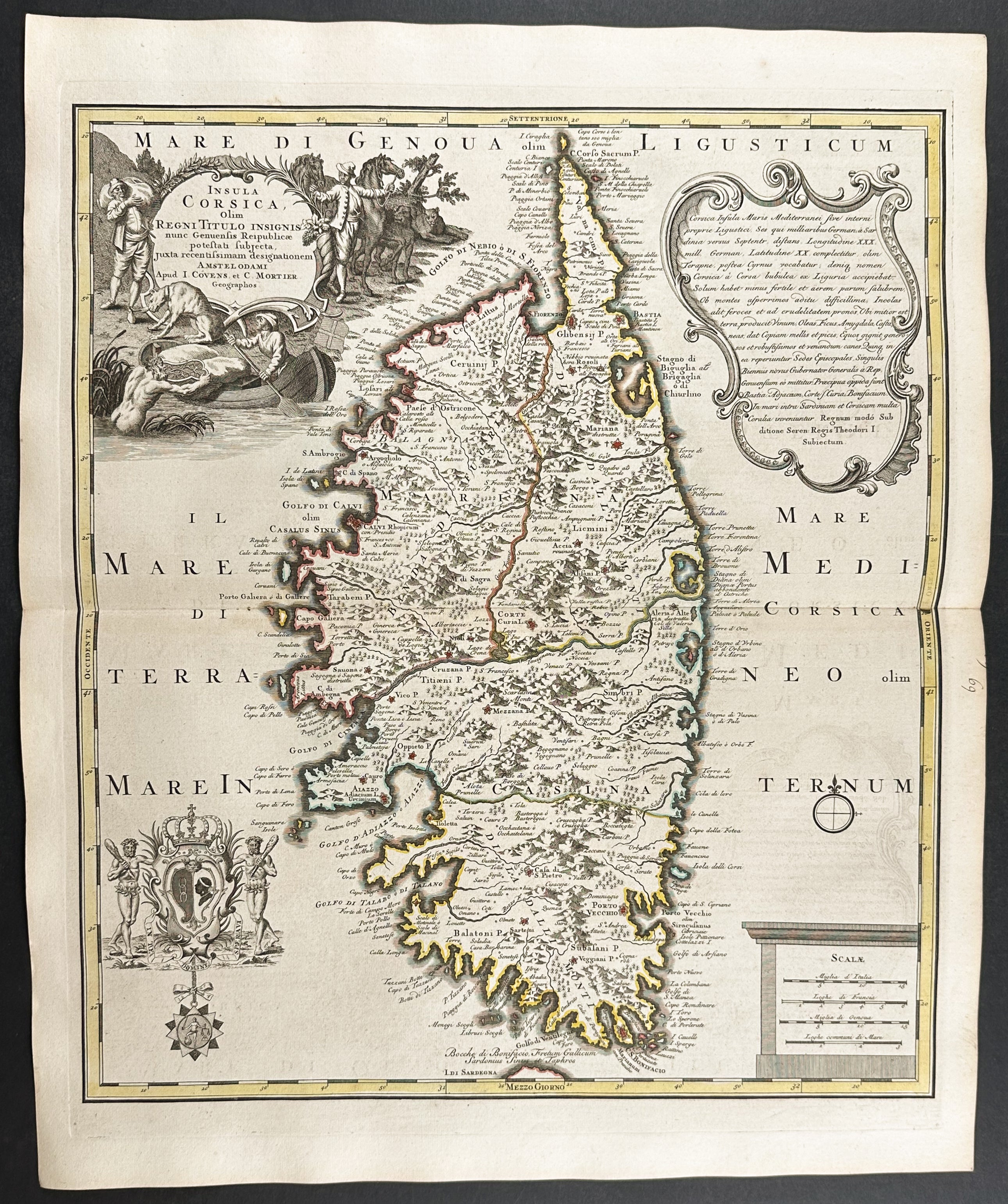 Map of Corsica