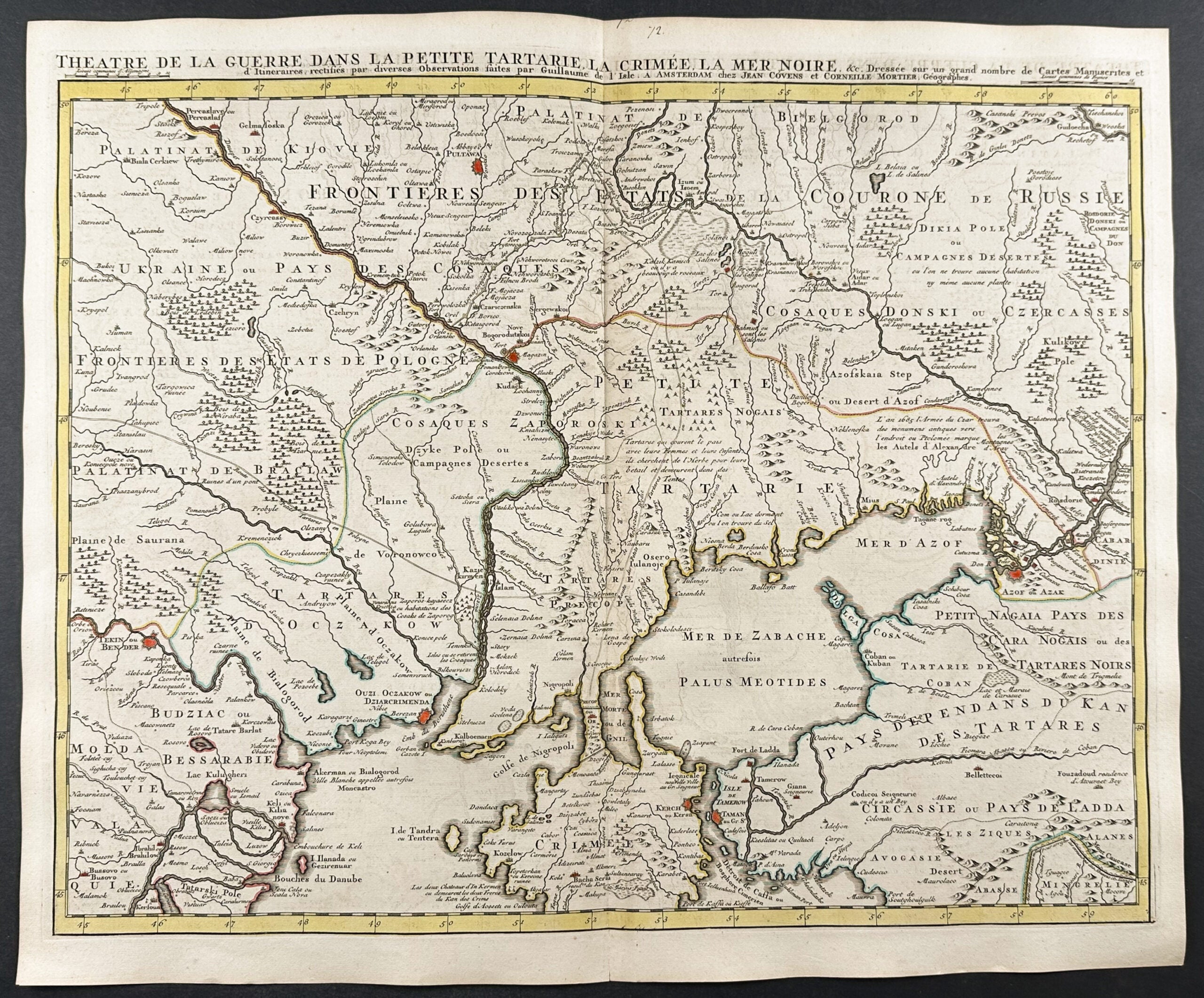 Pair of Maps of the Black Sea