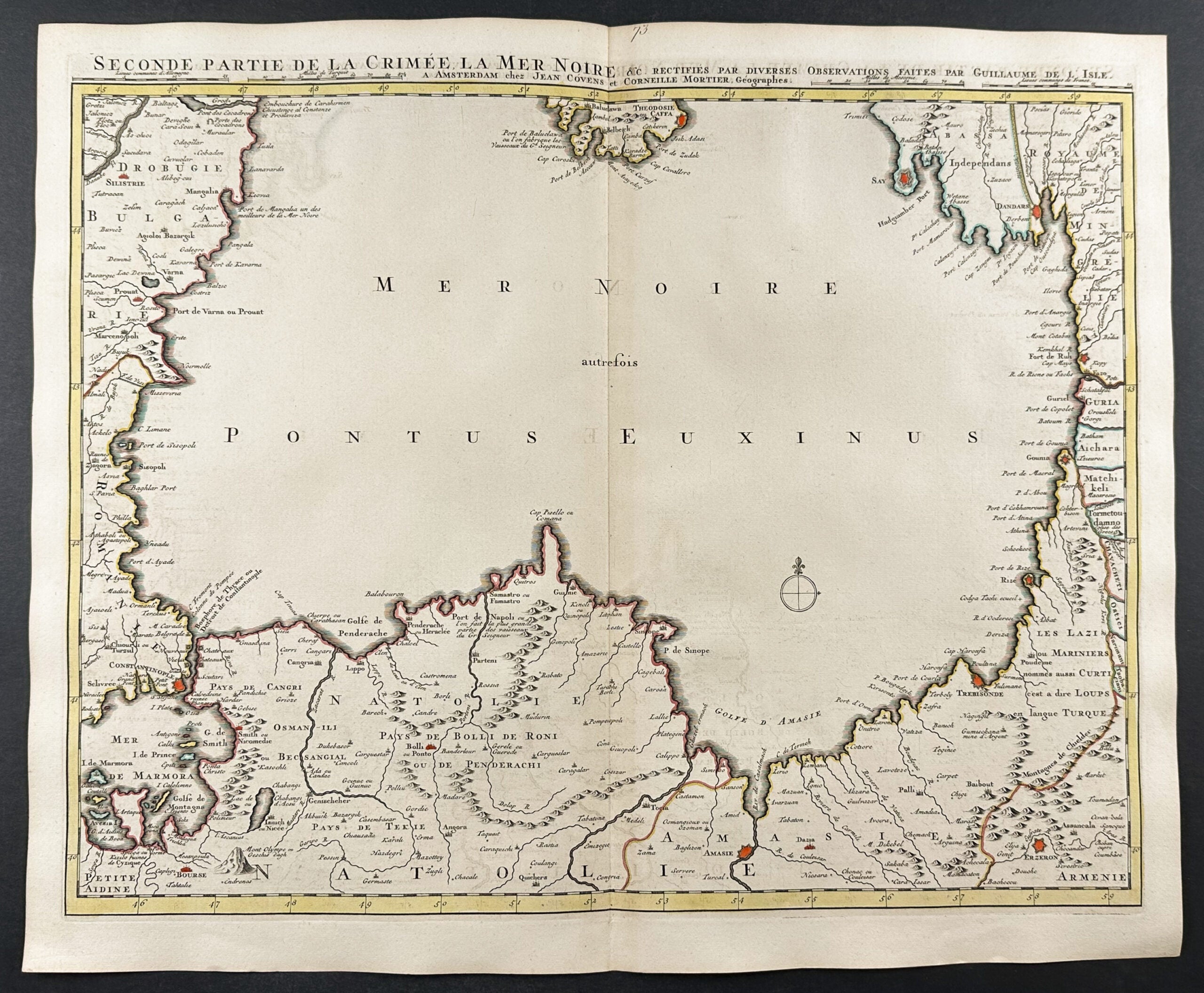 Pair of Maps of the Black Sea