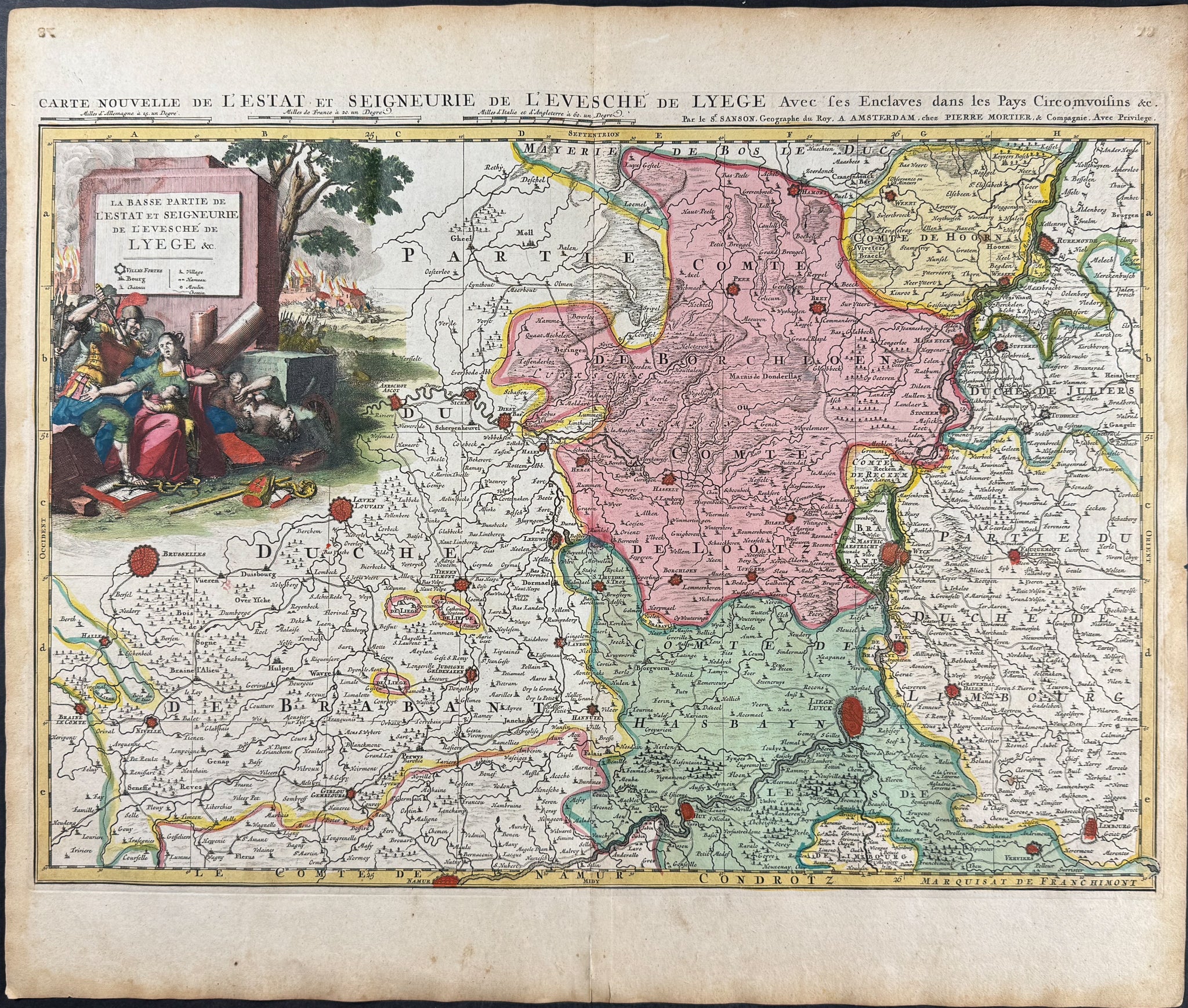 Regional Map of Germany or Belgium