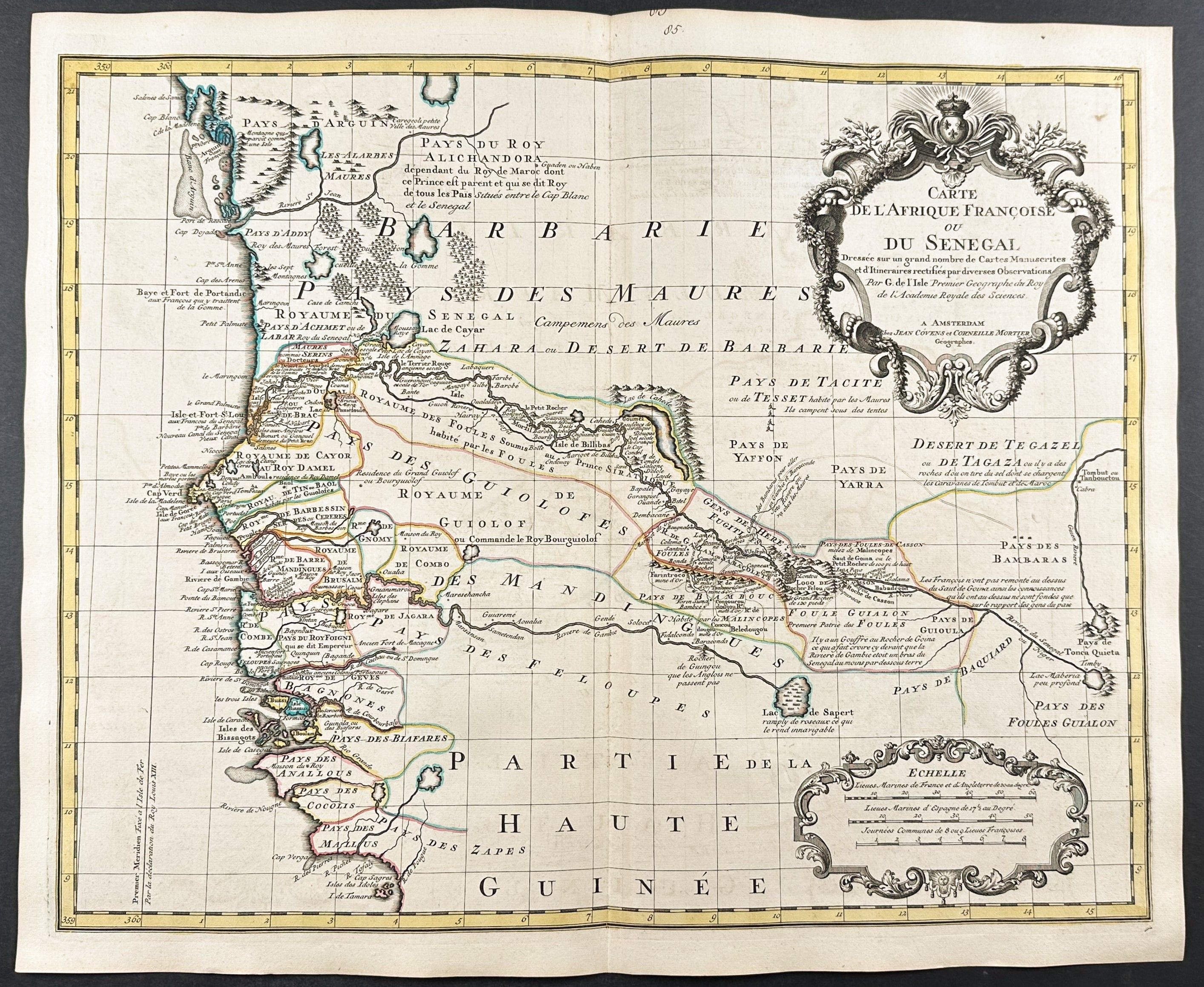 Map of Africa (Senegal)