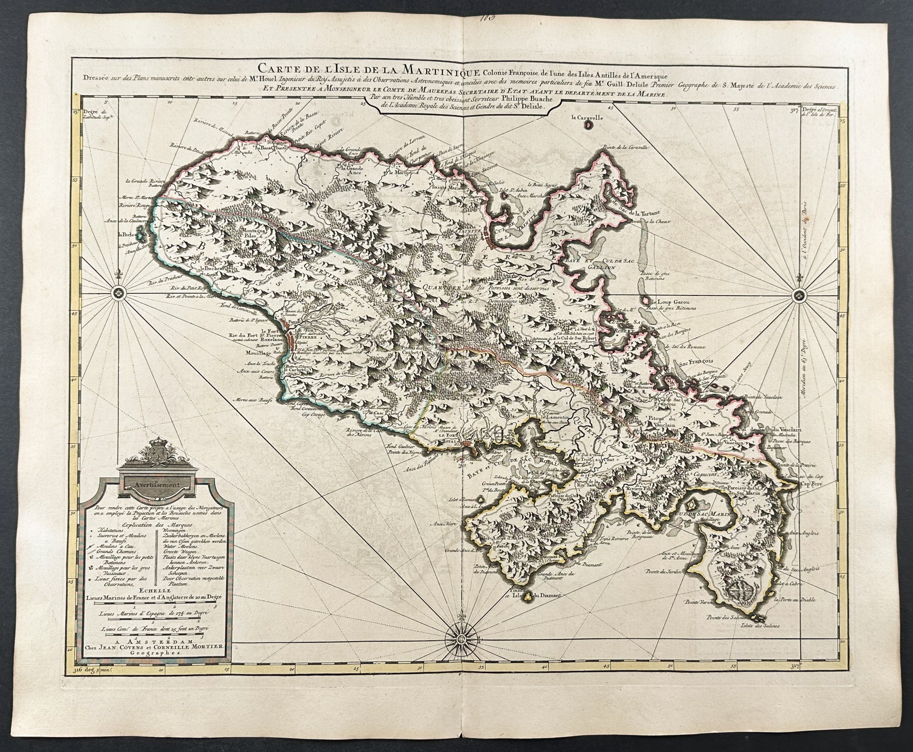 Map of Martinique