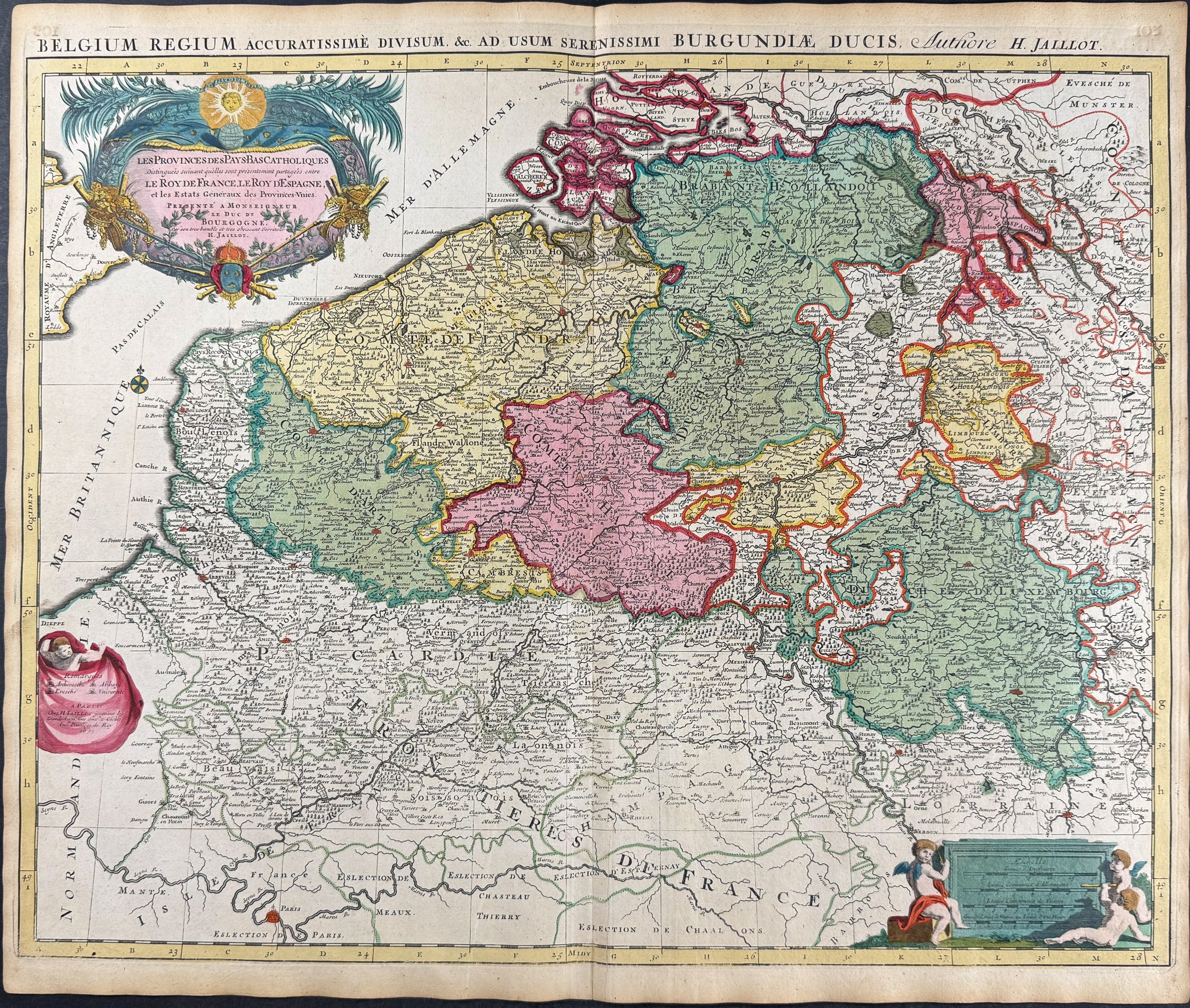 Regional Map of the Netherlands or Belgium
