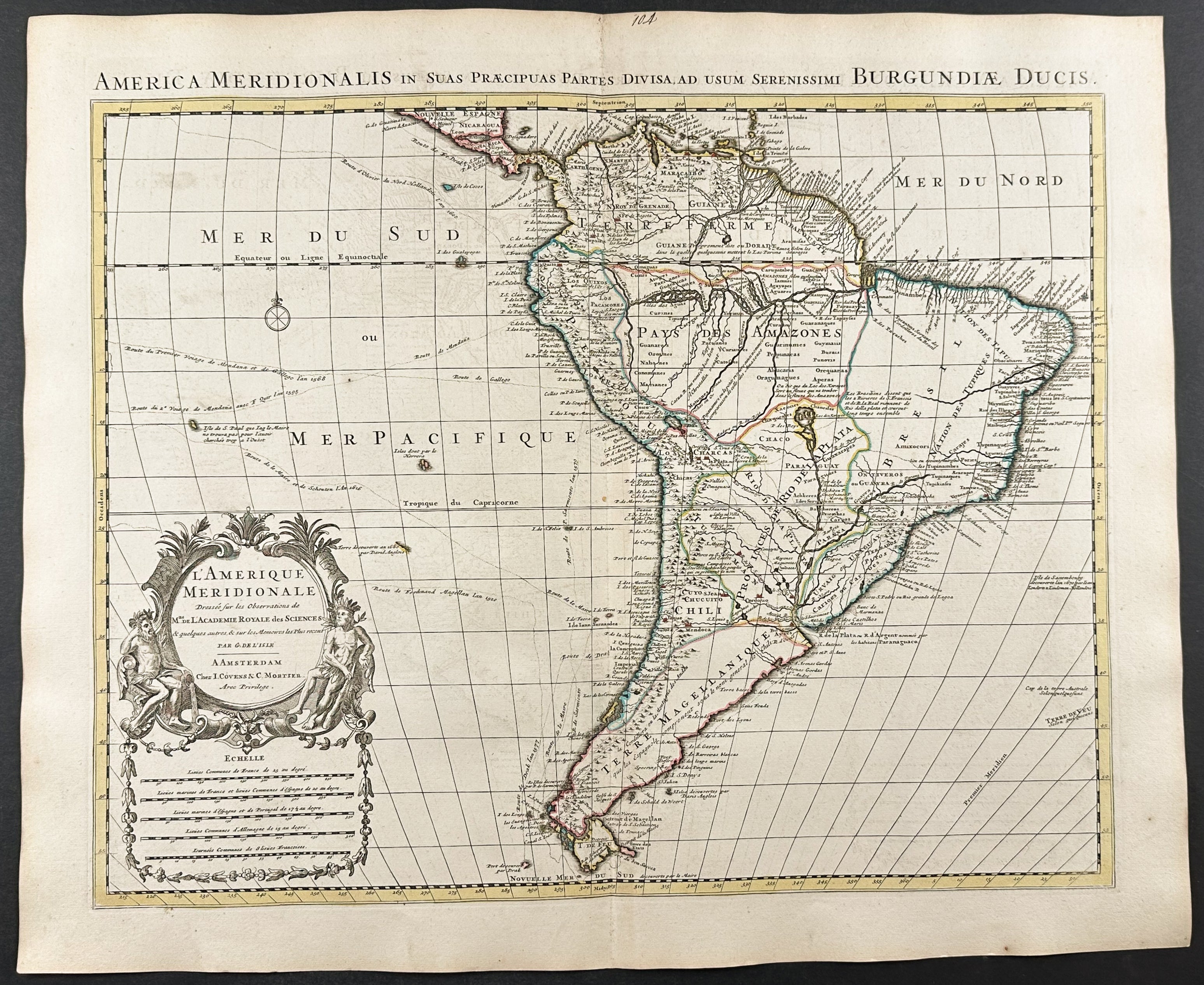 Map of South America