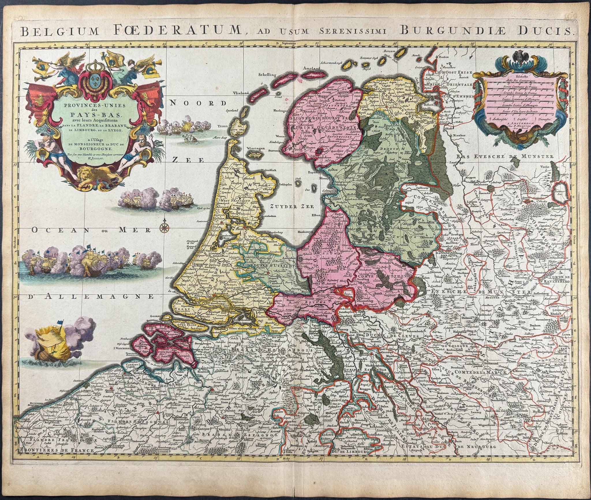 Regional Map of the Netherlands or Belgium