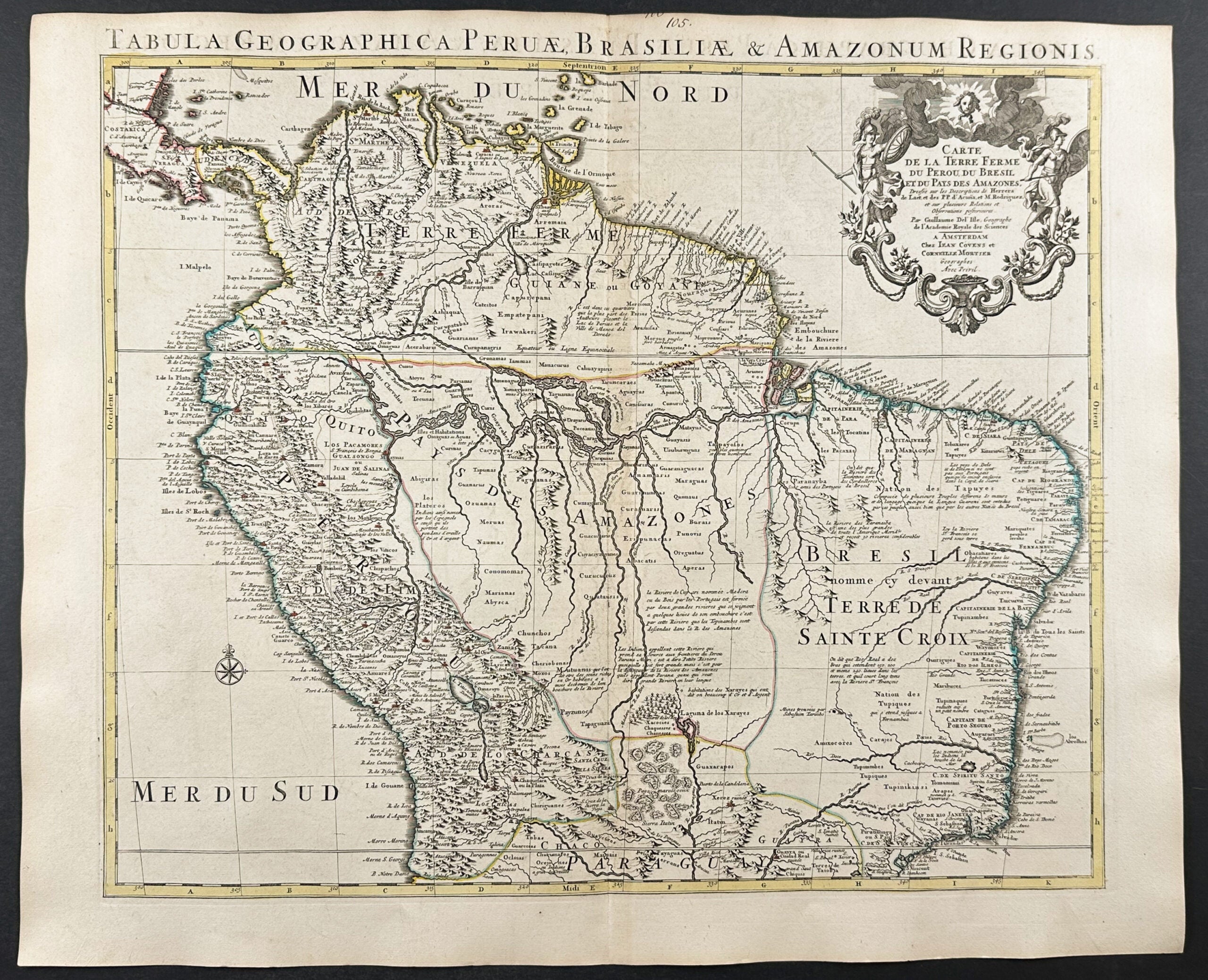 Pair of Maps of South America