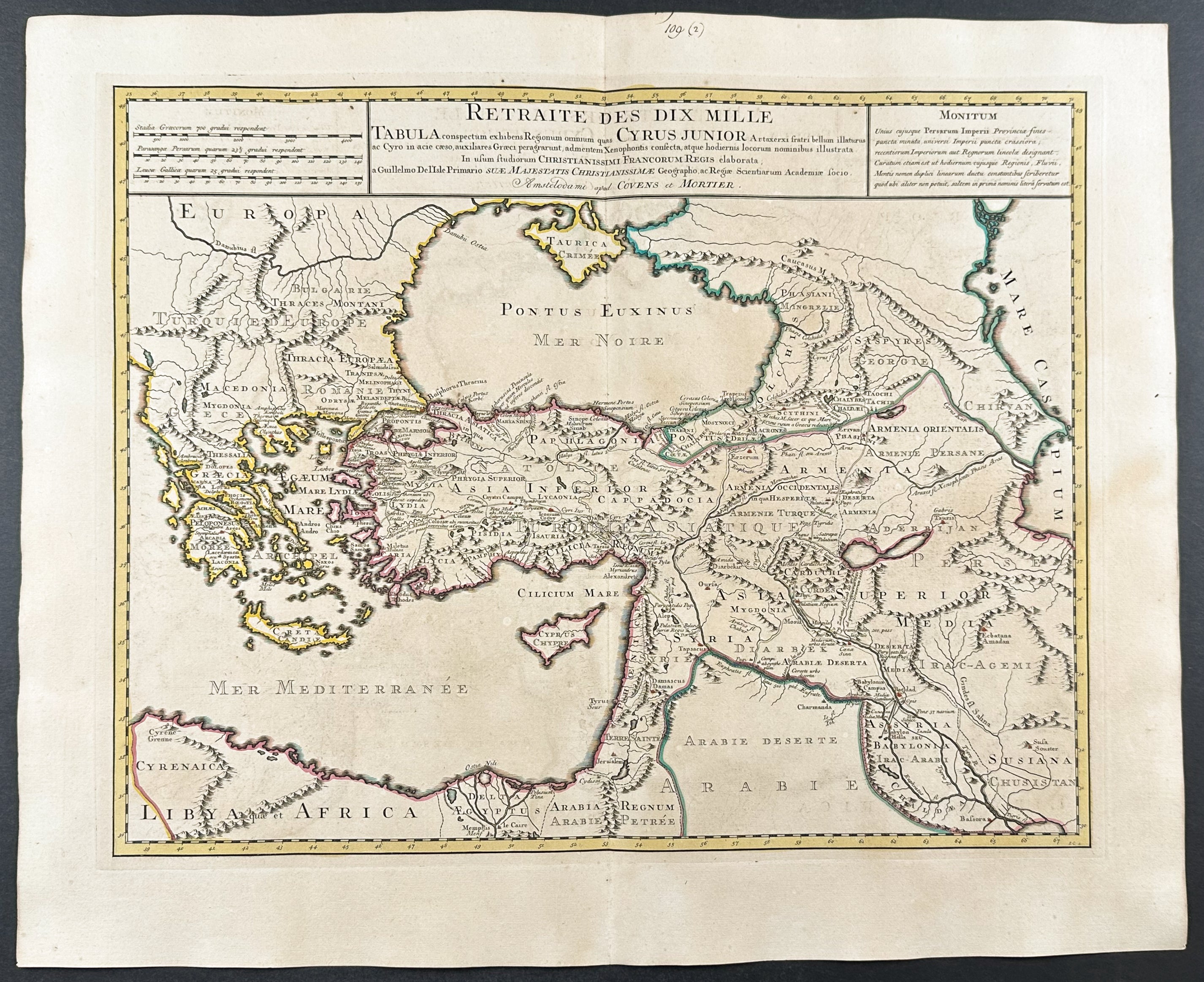 Map of Ancient Anatolia (Turkey)