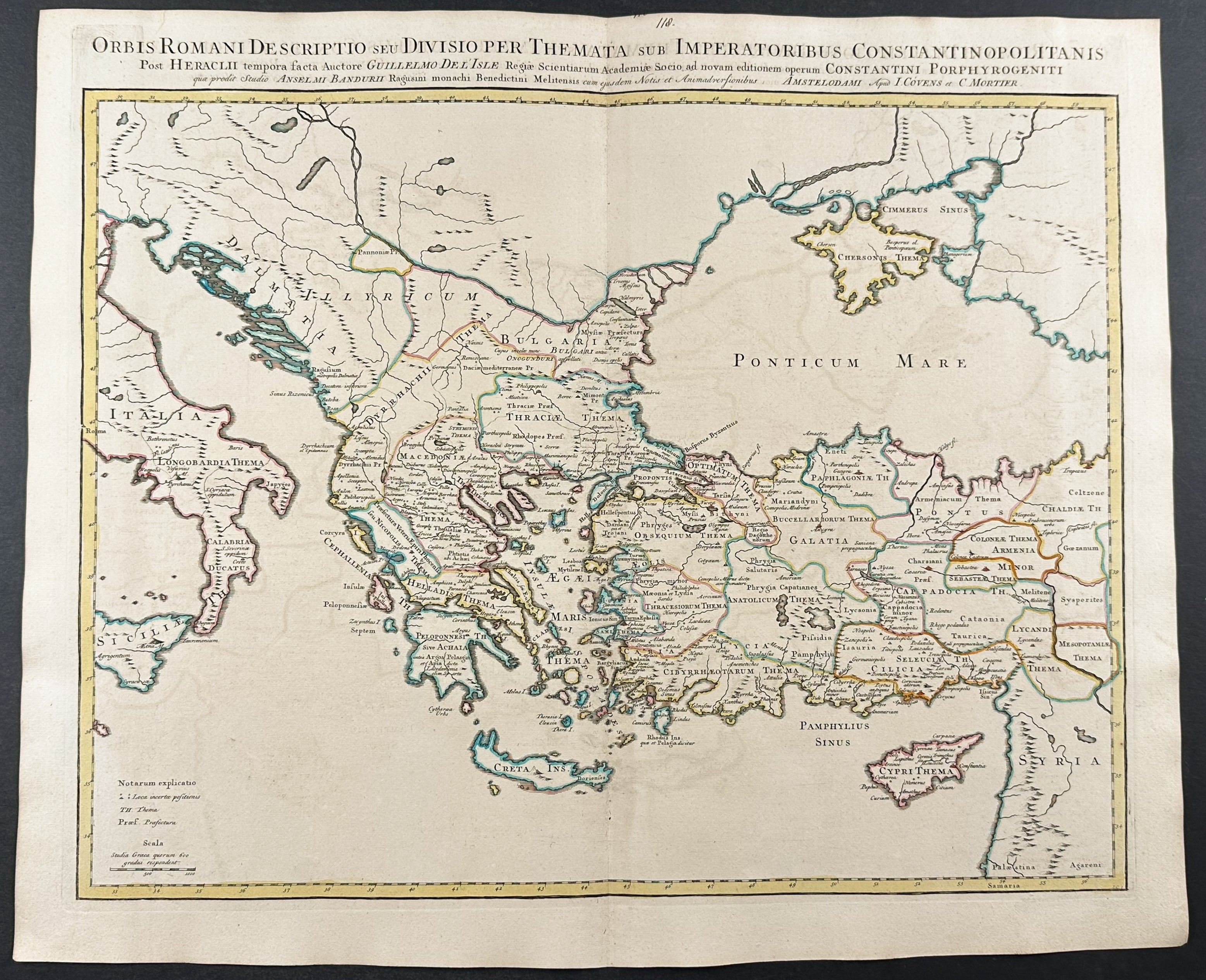 Map of the Eastern Roman Empire after Heraclius