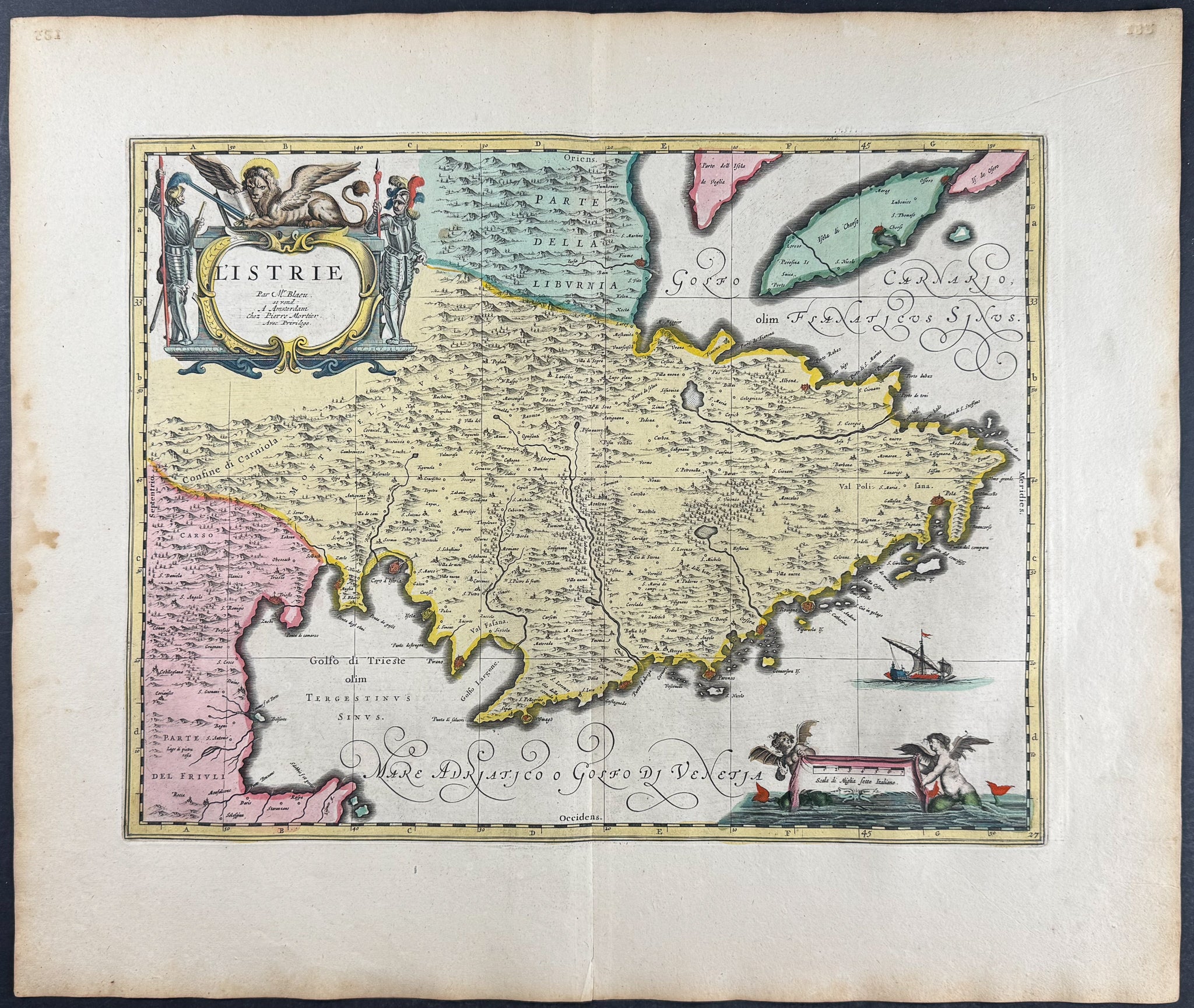 Map of Istria