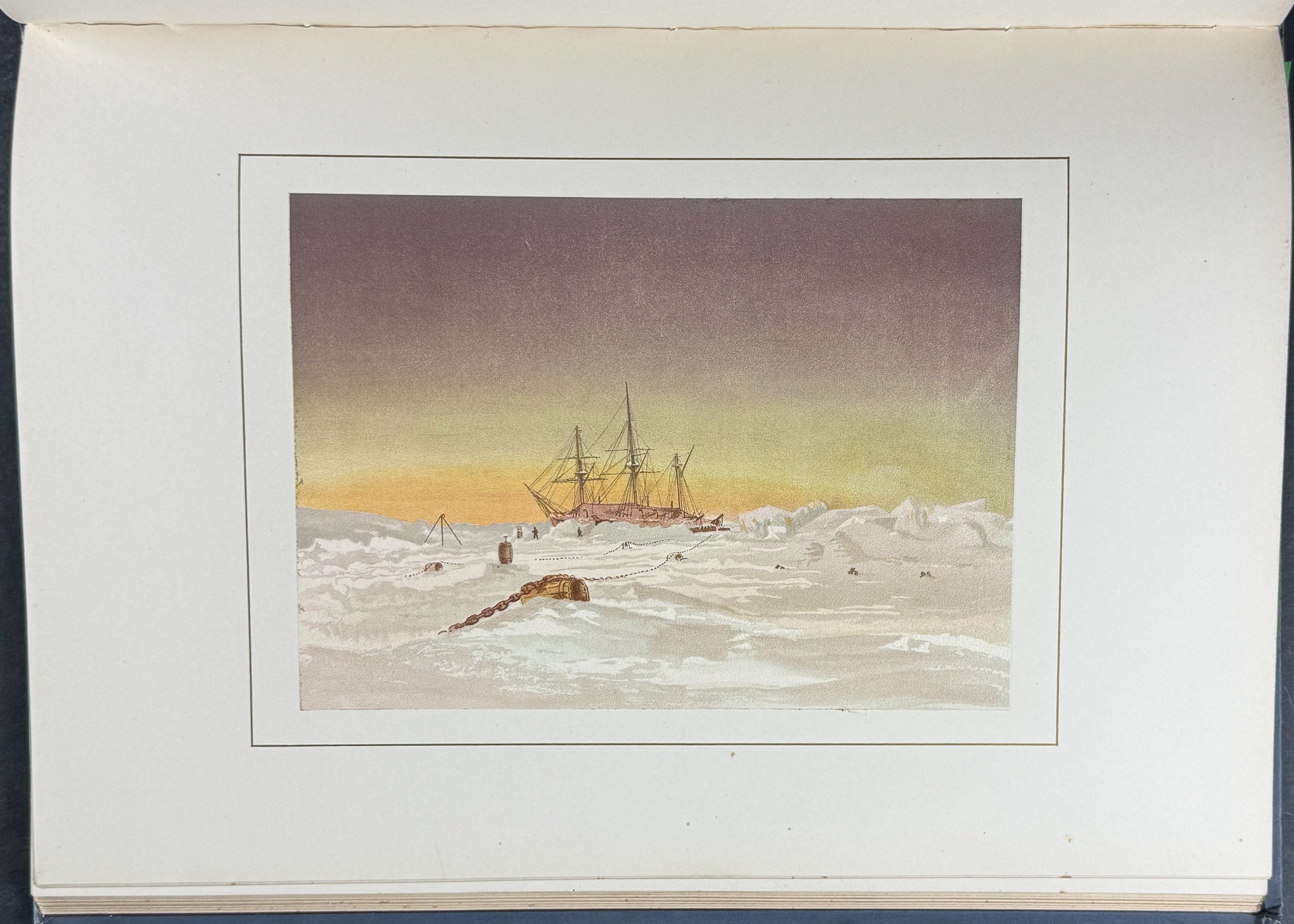 Moss's Shores of the Polar Sea - Volume with Map & 16 Mounted Plates