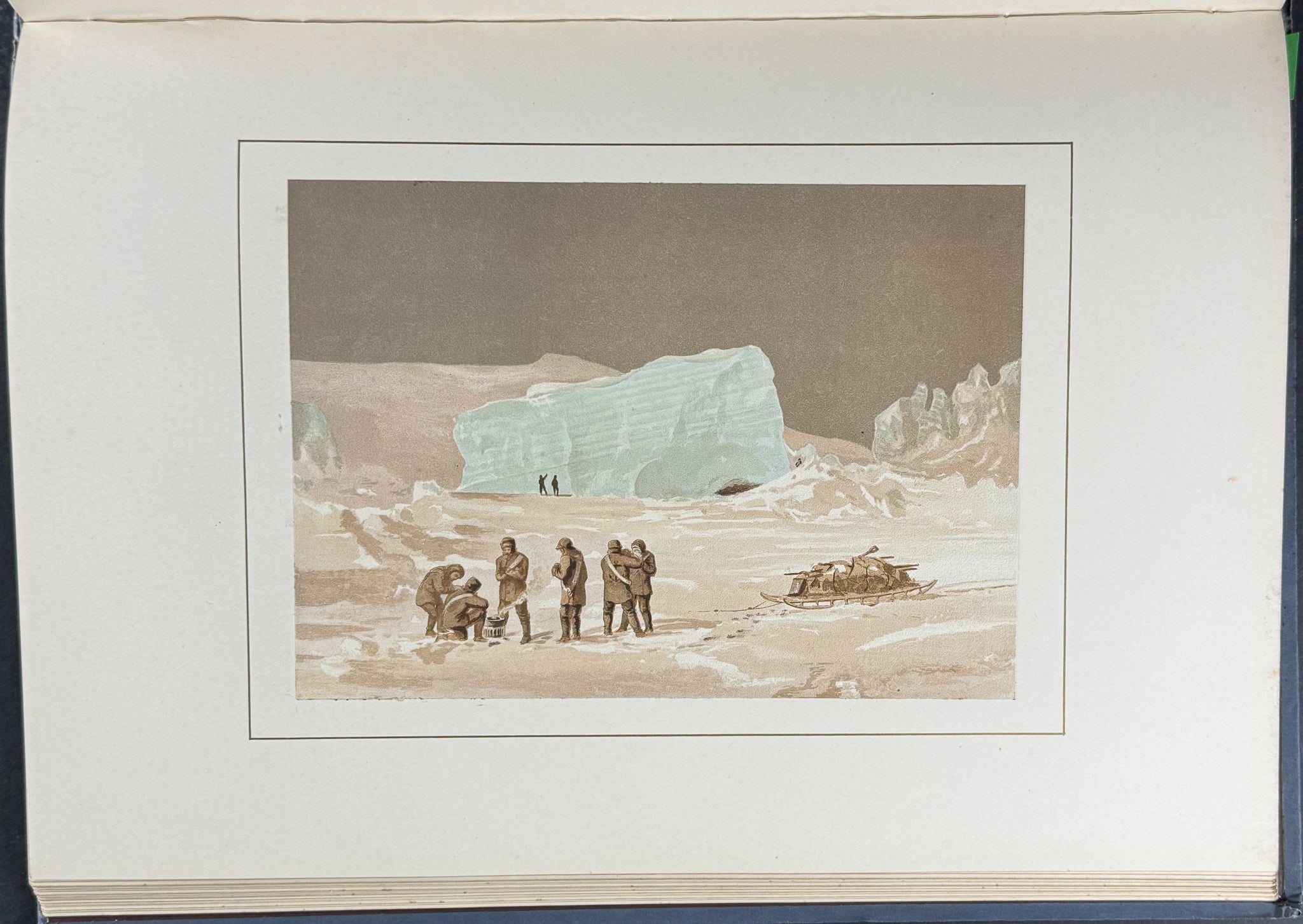 Moss's Shores of the Polar Sea - Volume with Map & 16 Mounted Plates