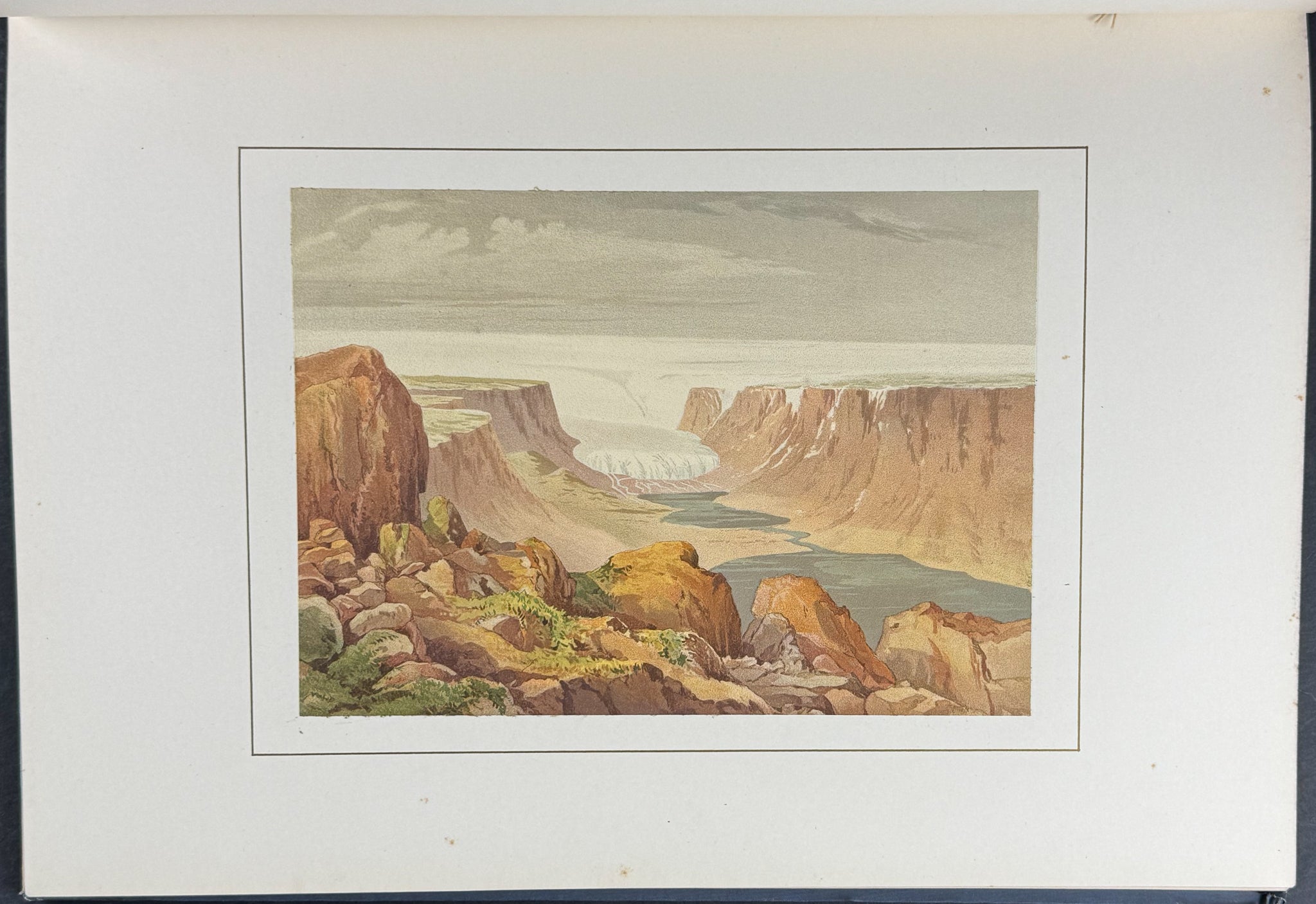 Moss's Shores of the Polar Sea - Volume with Map & 16 Mounted Plates
