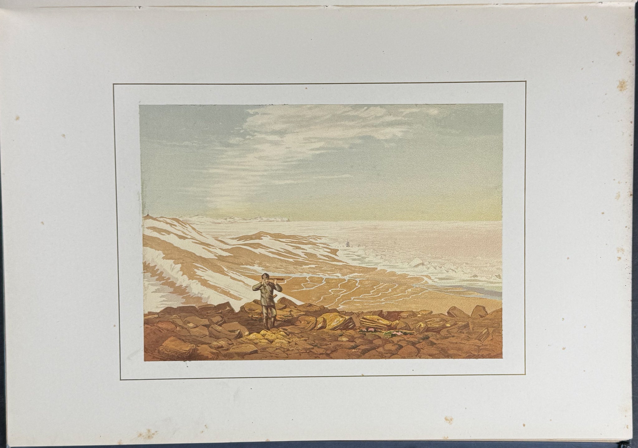 Moss's Shores of the Polar Sea - Volume with Map & 16 Mounted Plates