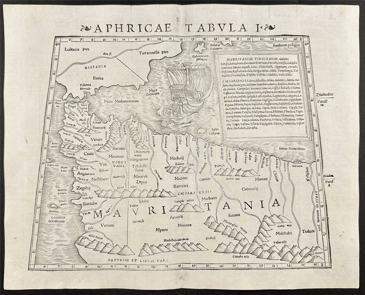 Map of Northwest Africa