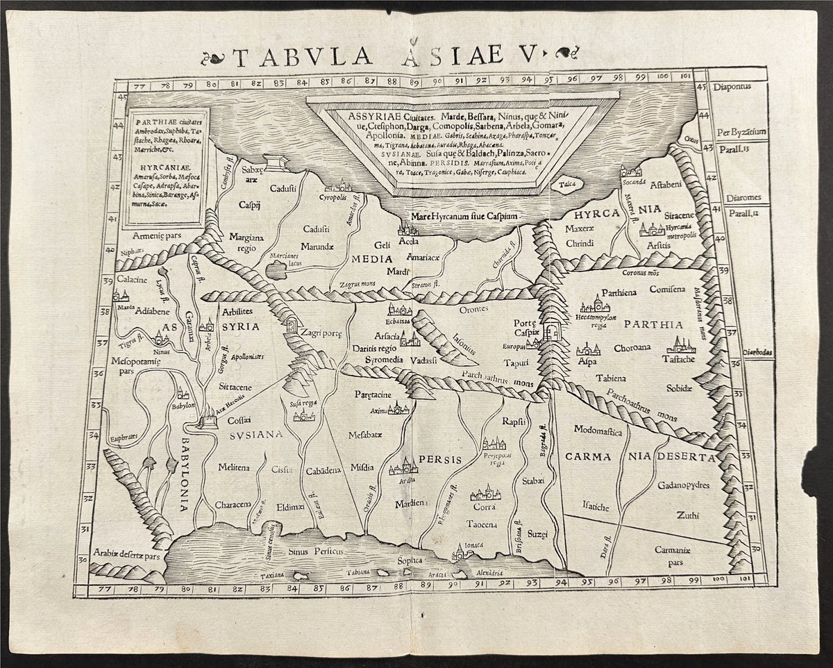Map of Assyria or the Middle East