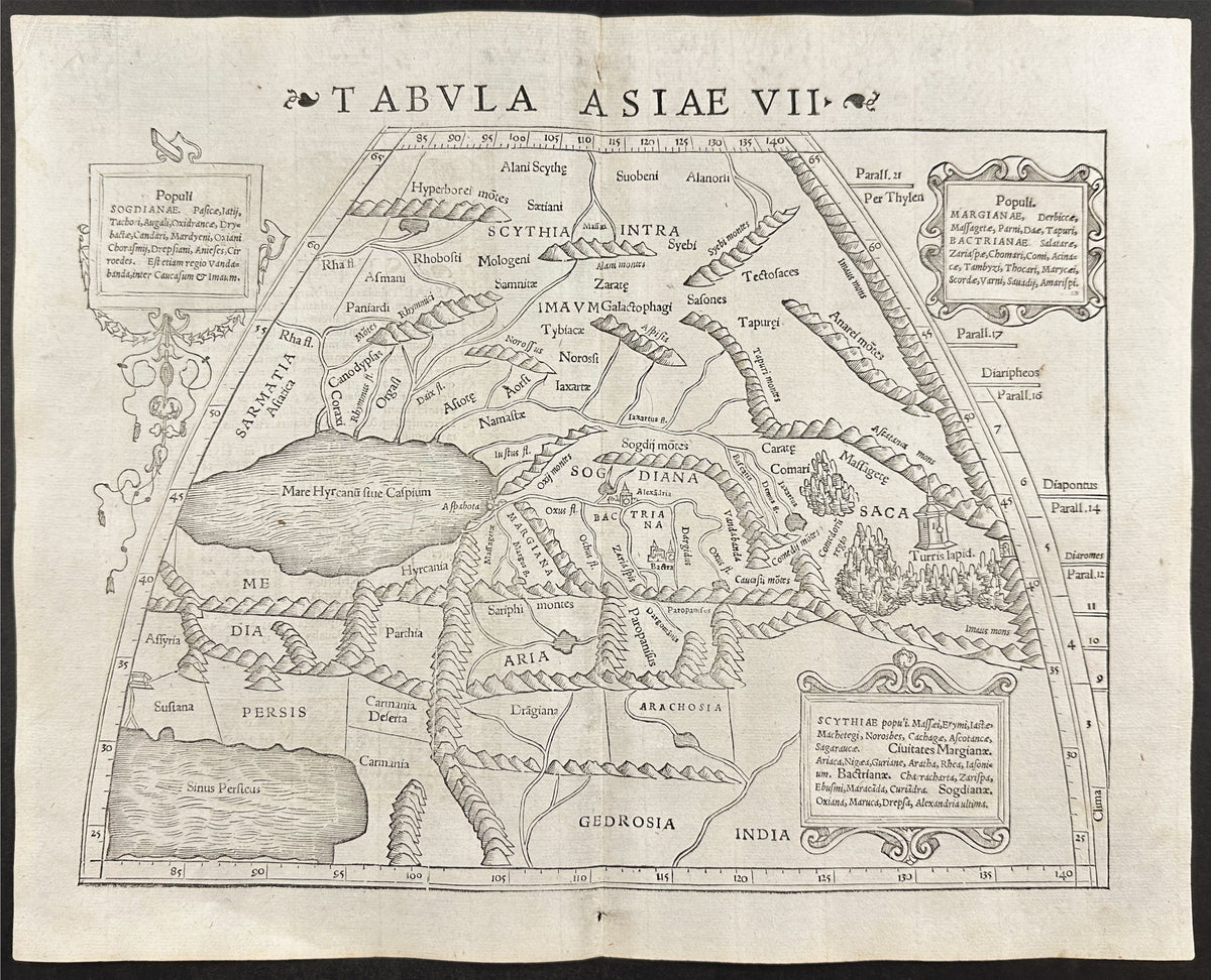 Map of Scythia or Central Asia