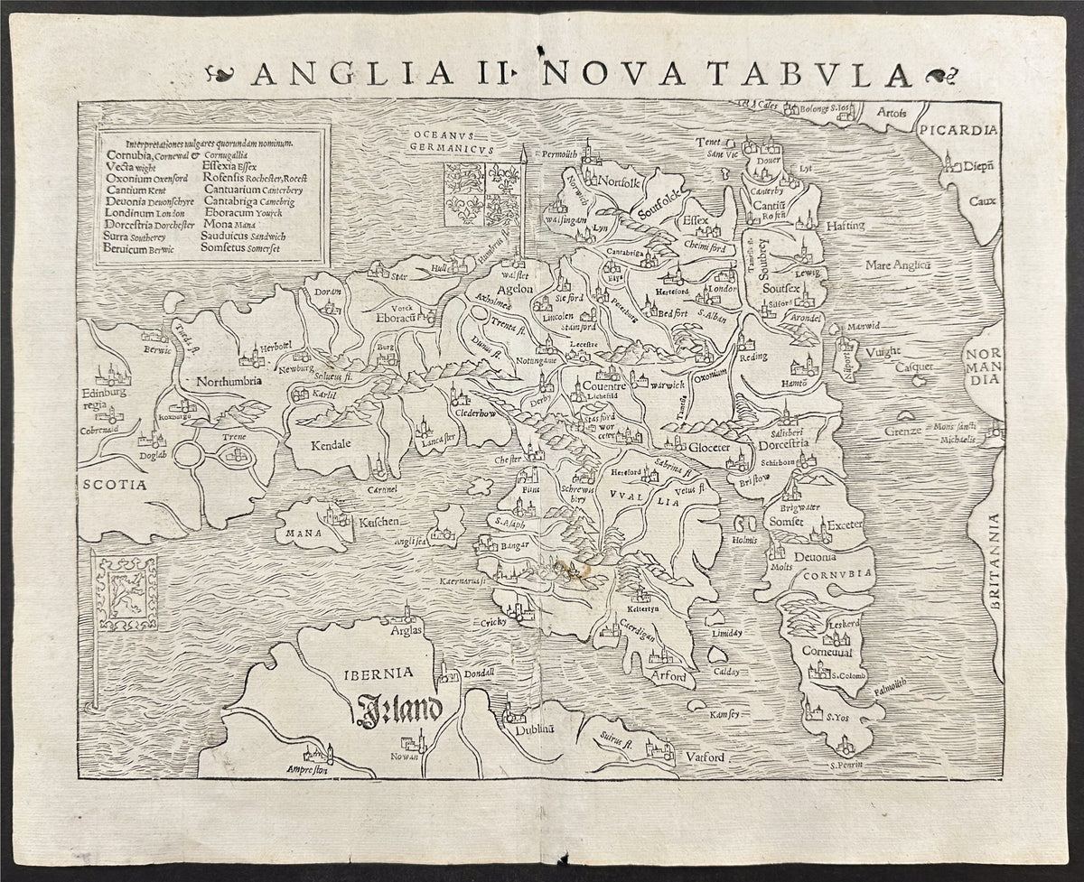 Map of England
