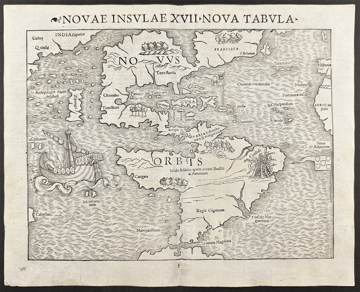 Map of the New World or the Americas