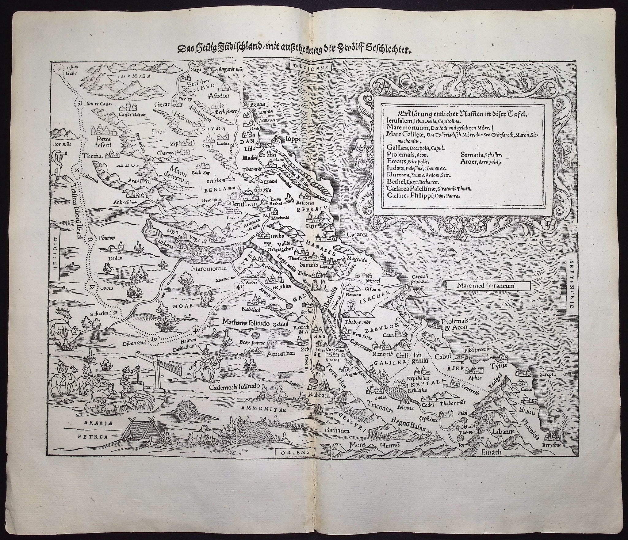 Map of the Holy Land