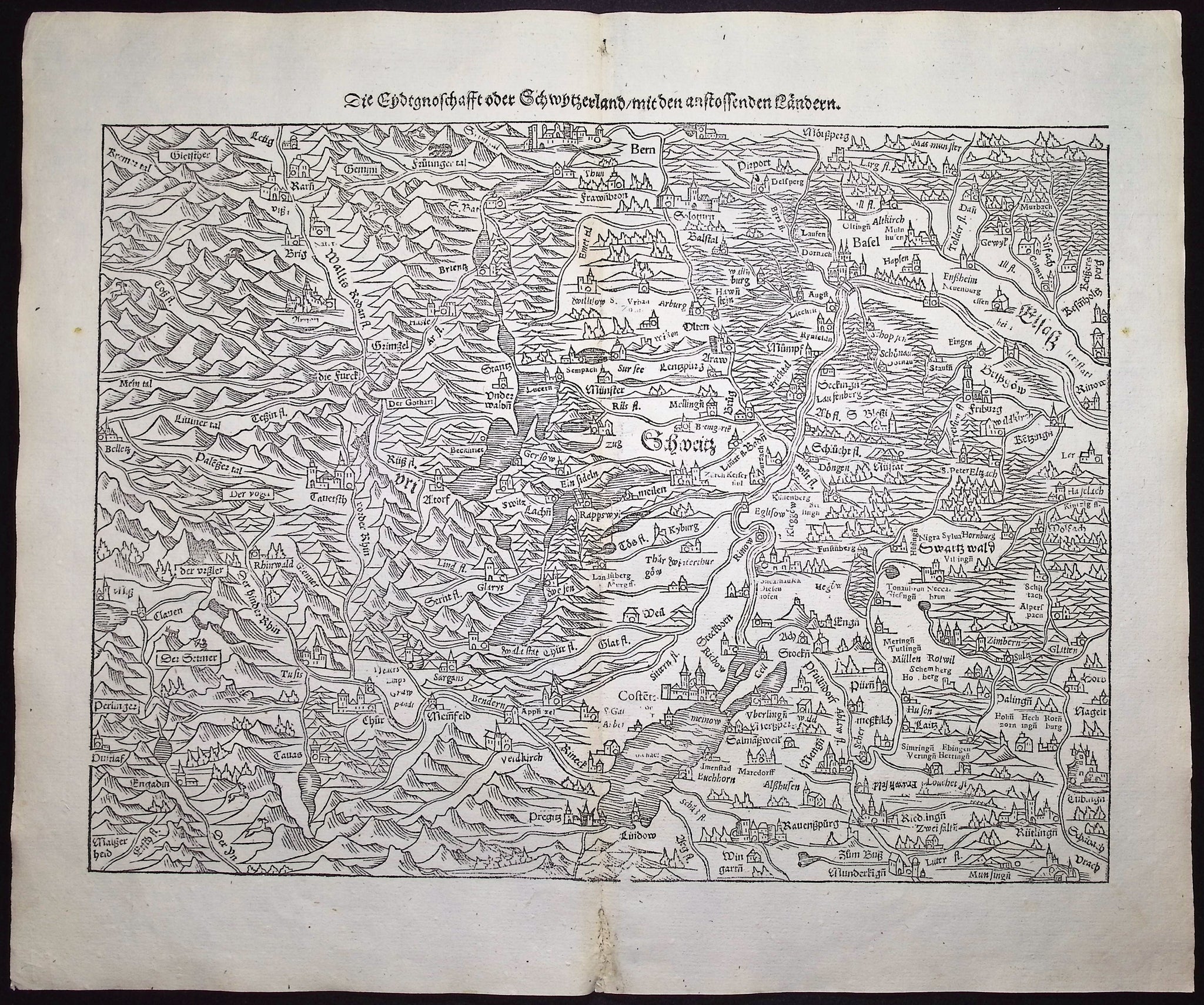 Map of Switzerland