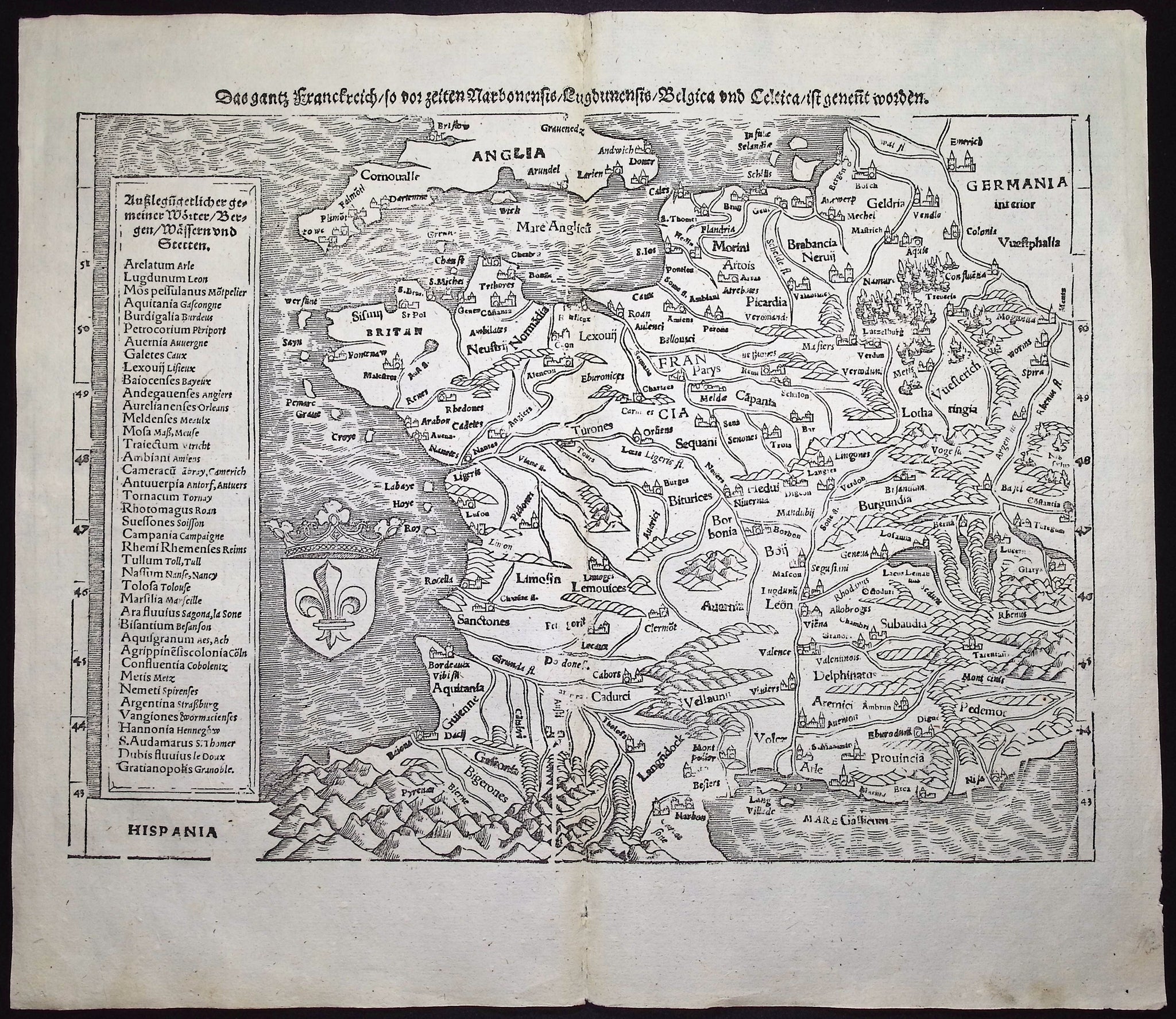 Map of France