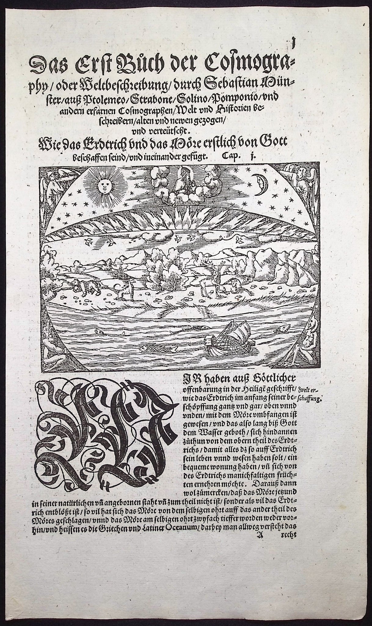 God Creating the Universis, Genesis