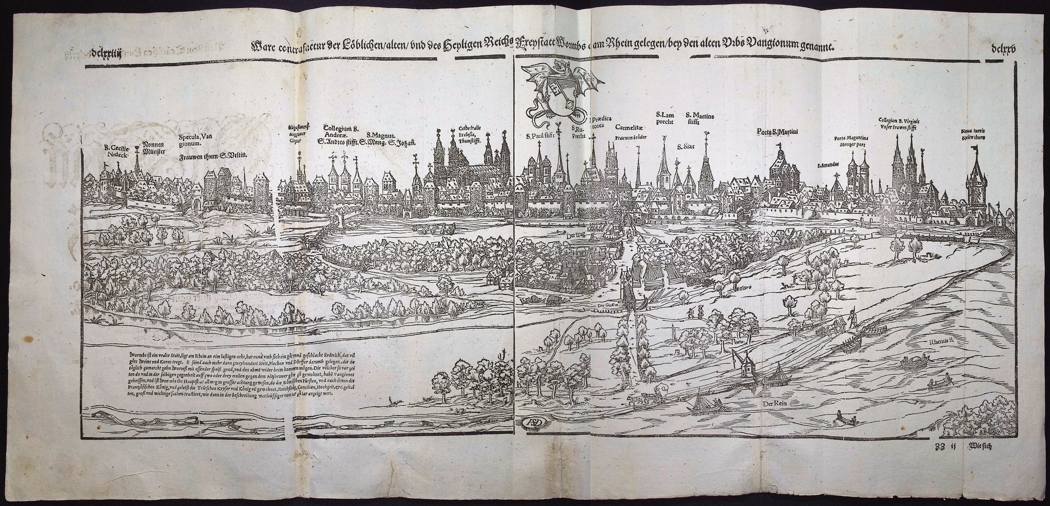 View of Worms, Germany