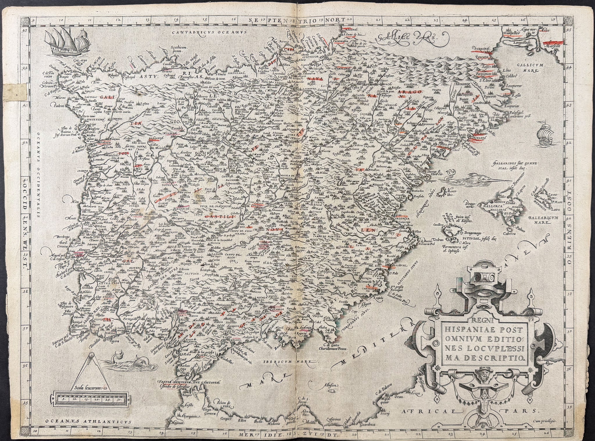 Map of Spain & Portugal