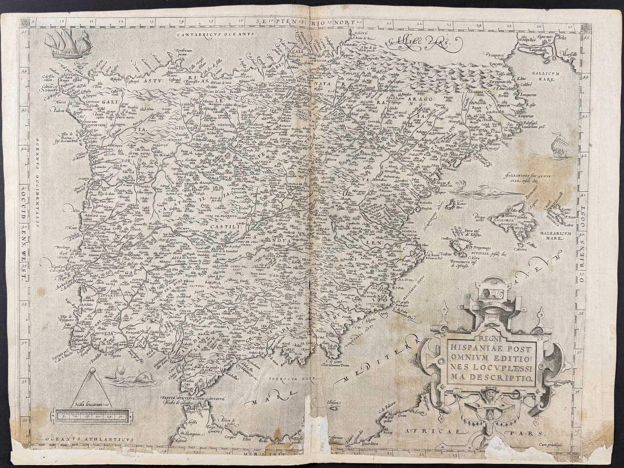 Map of Spain & Portugal