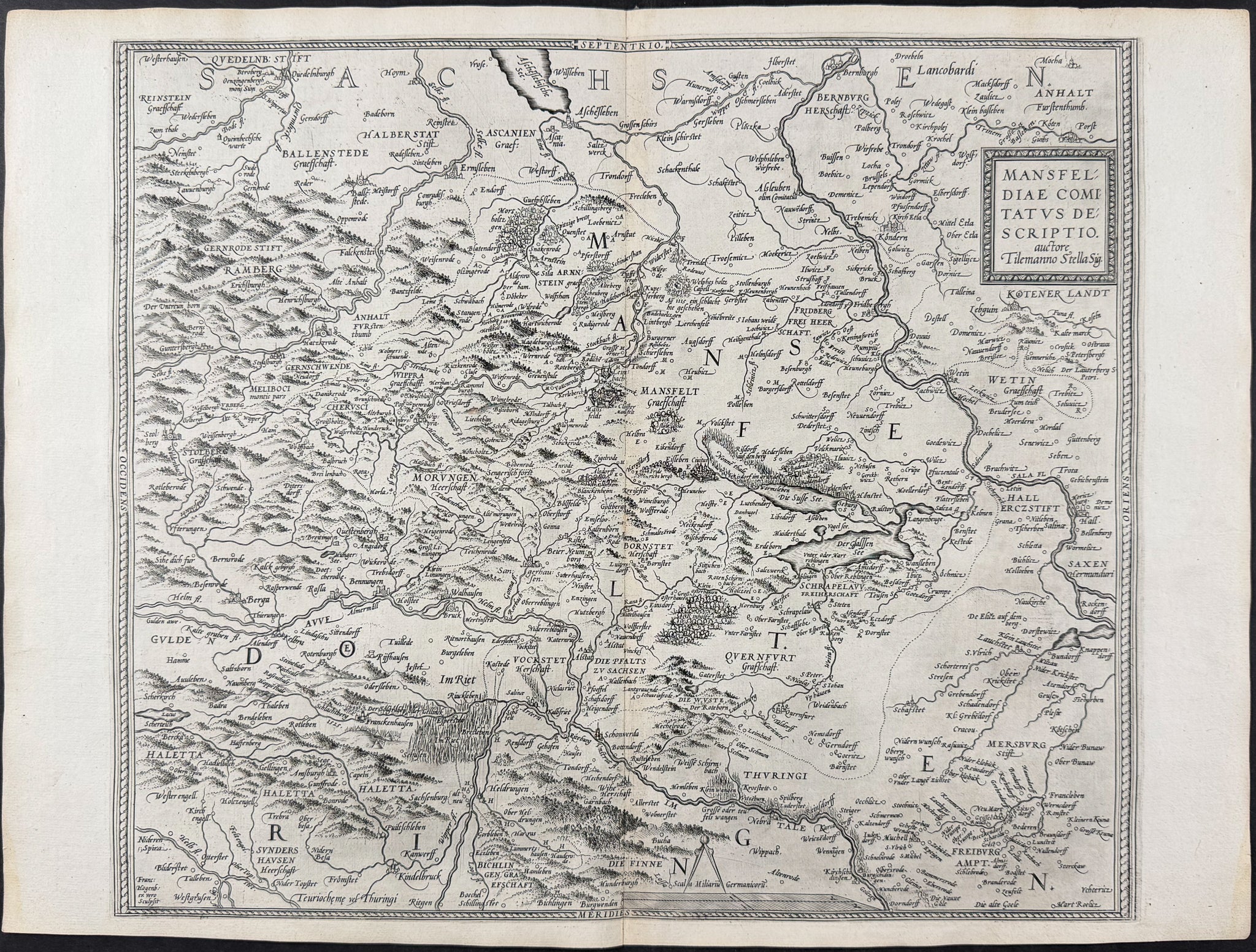 Regional Map of Germany: Mansfeld in Saxony-Anhalt