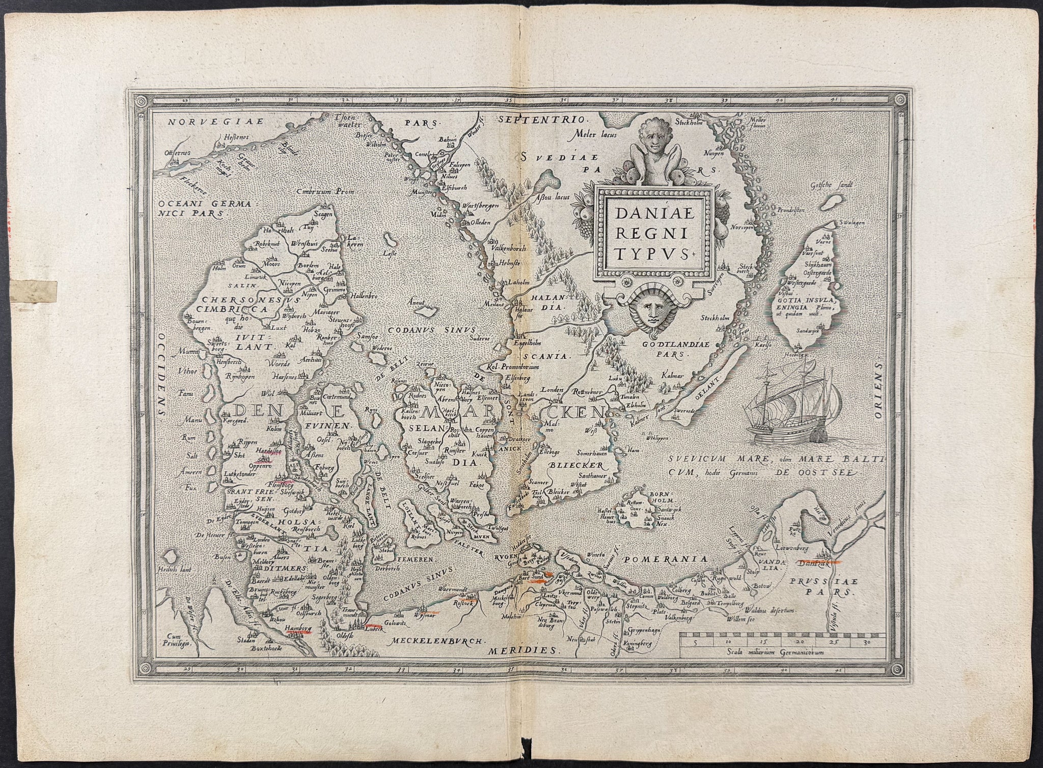 Map of Denmark
