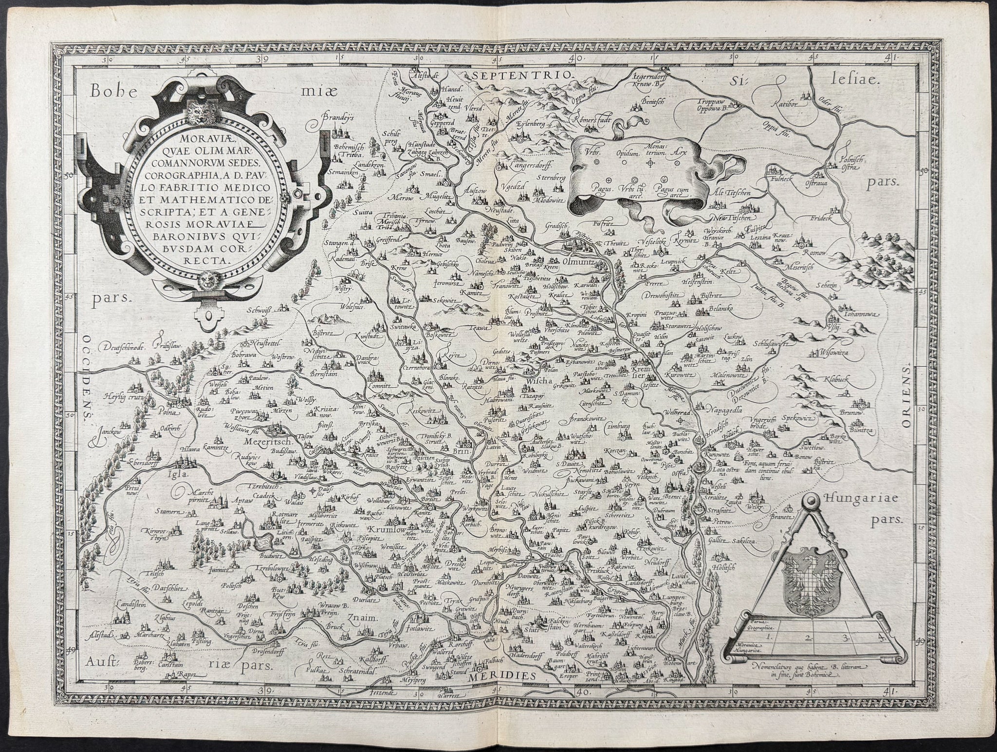 Map of Moravia