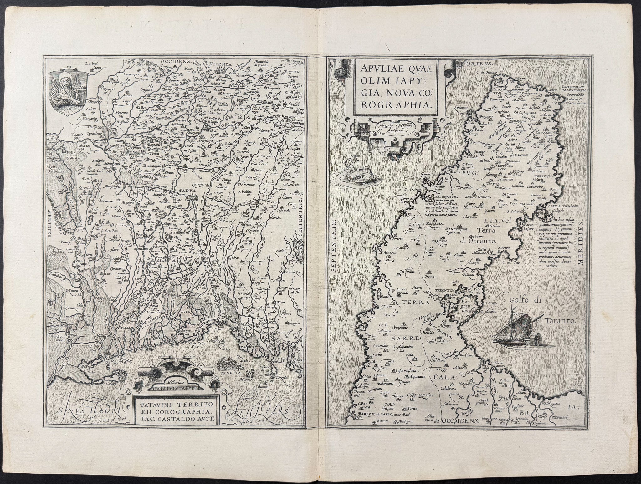 Regional Maps of Italy: Padua, Apulia