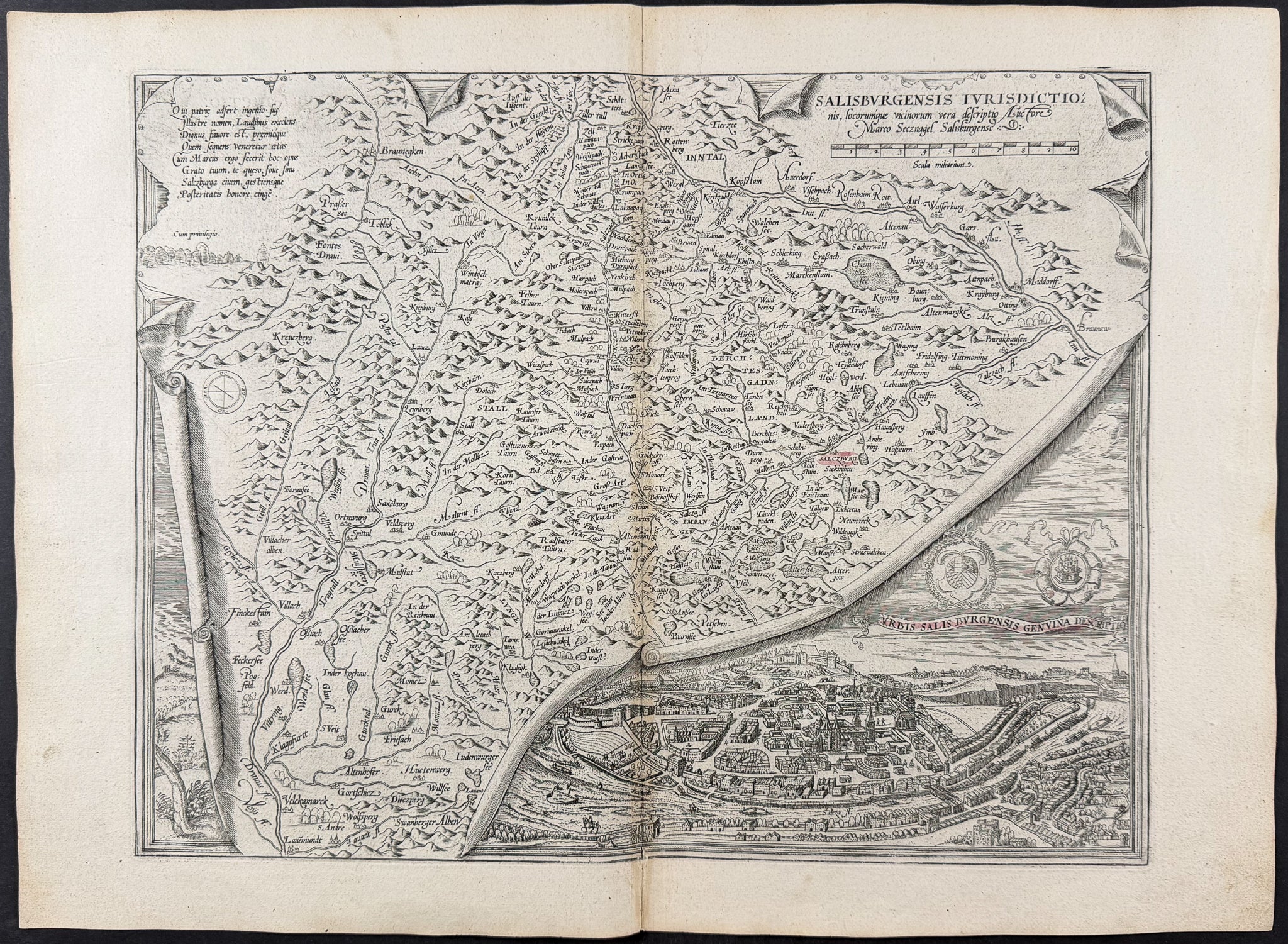 Map of Salzburg, Austria