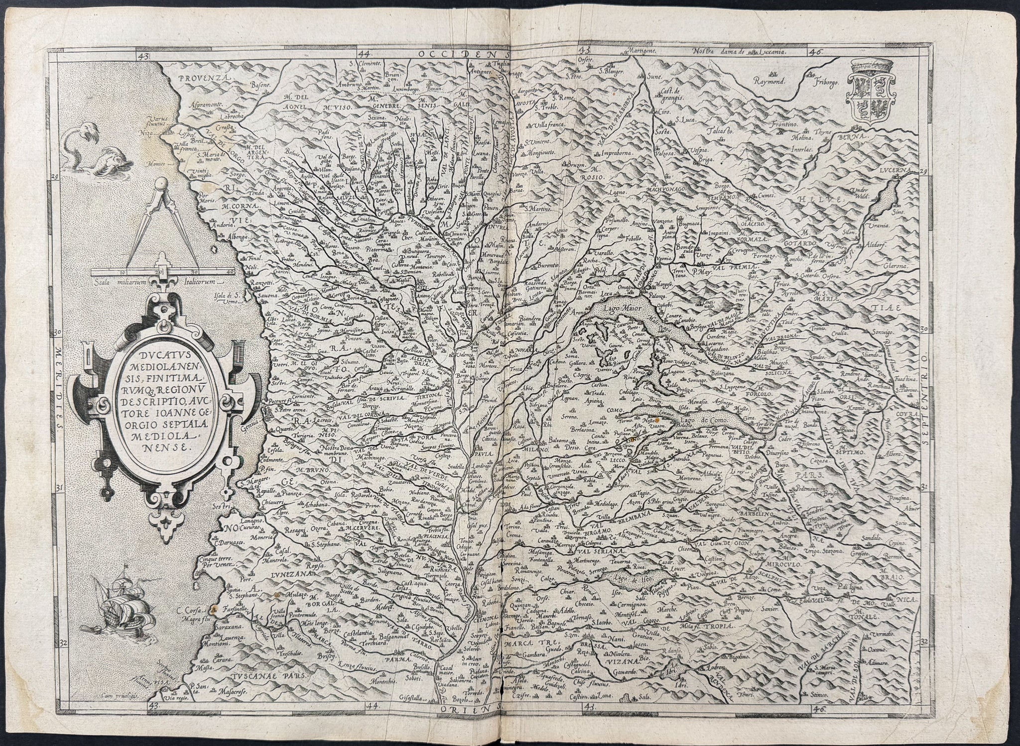Map of the Duchy of Milan
